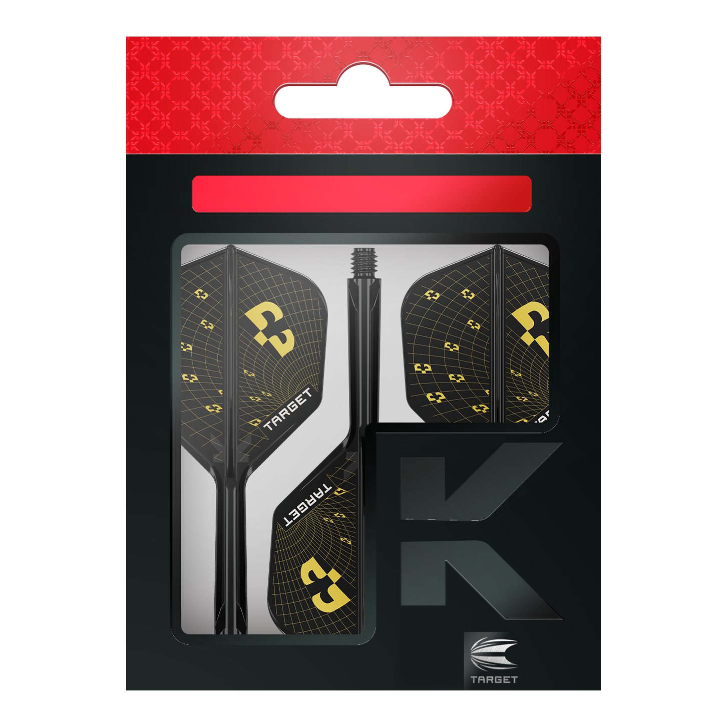 Loty Target K-Flex Bolide No6 Target K-Flex Bolide No6 Flights. Das Bild zeigt die Flights als Zubehör für Dartpfeile.