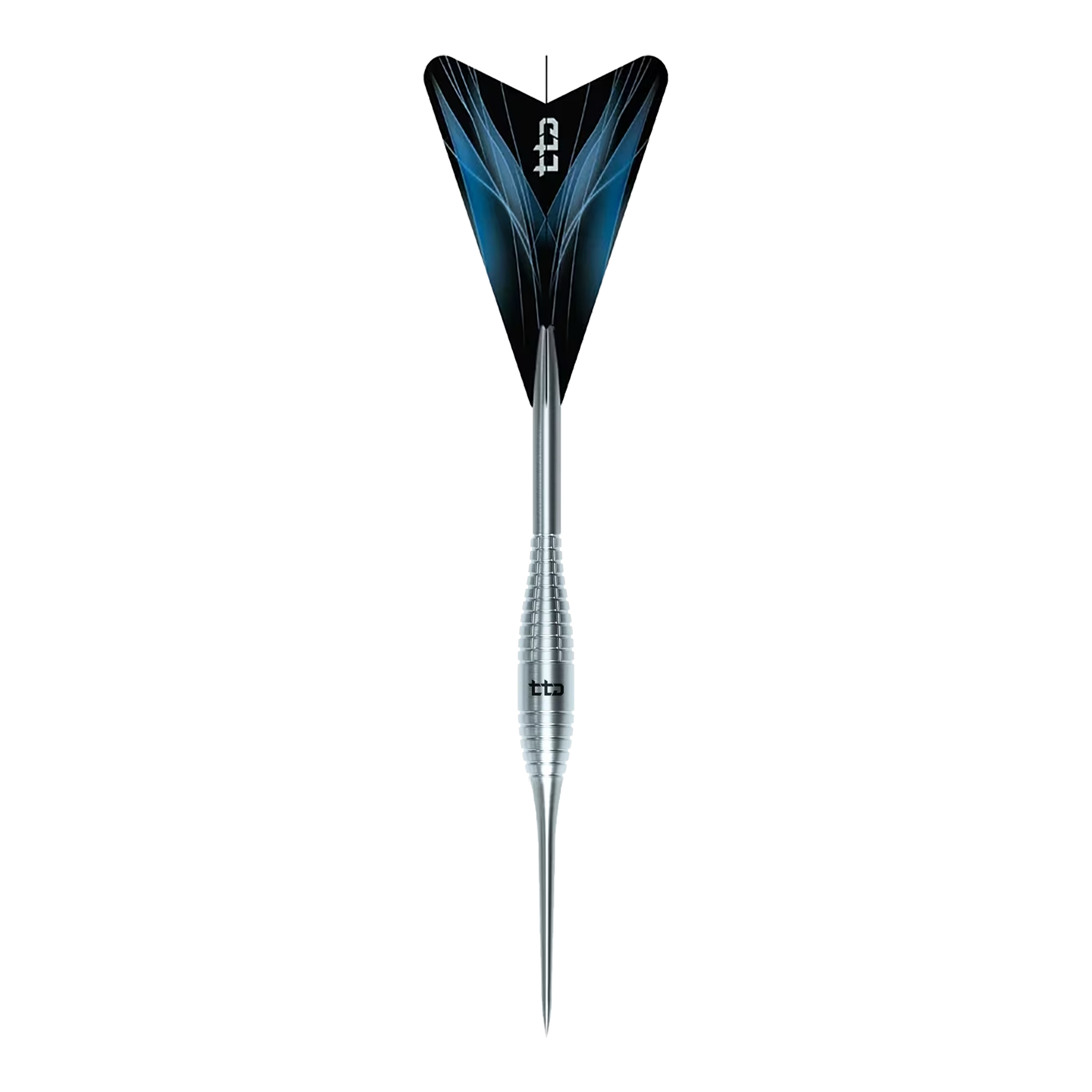 Caliburn TTD Complete Titanium T2 Silver Steeldarts - 6g Abgebildet ist das Produkt Caliburn TTD Complete Titanium T2 Silver Steeldarts - 6g. Diese silbernen Steeldarts bestehen aus Titan und wiegen 6 Gramm.