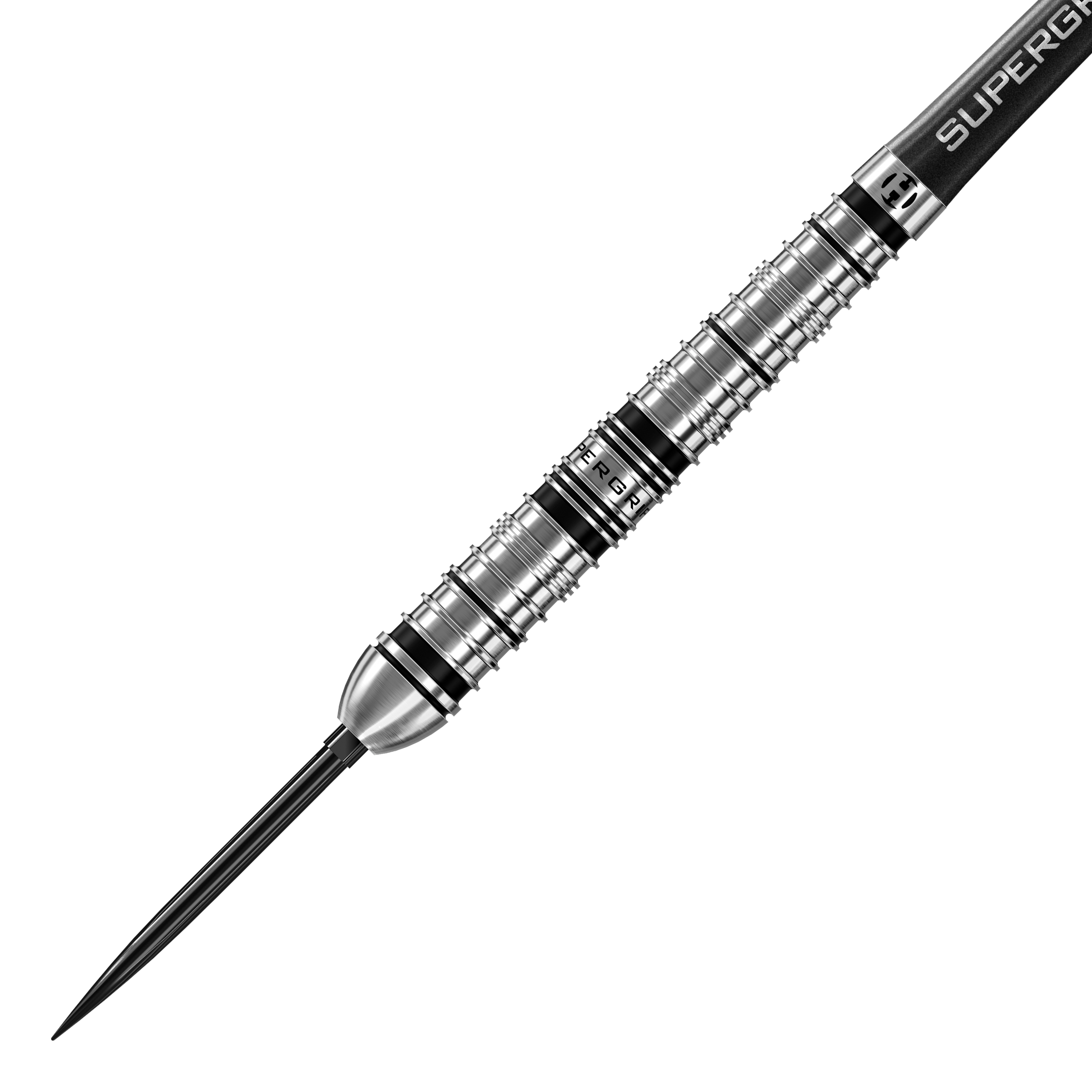 Lotki stalowe Harrows Supergrip Tapered Quick Point Dieses Bild zeigt die Harrows Supergrip QP Tapered Quick Point Steeldarts. Die Darts sind für Präzision und Kontrolle beim Spielen ausgelegt.