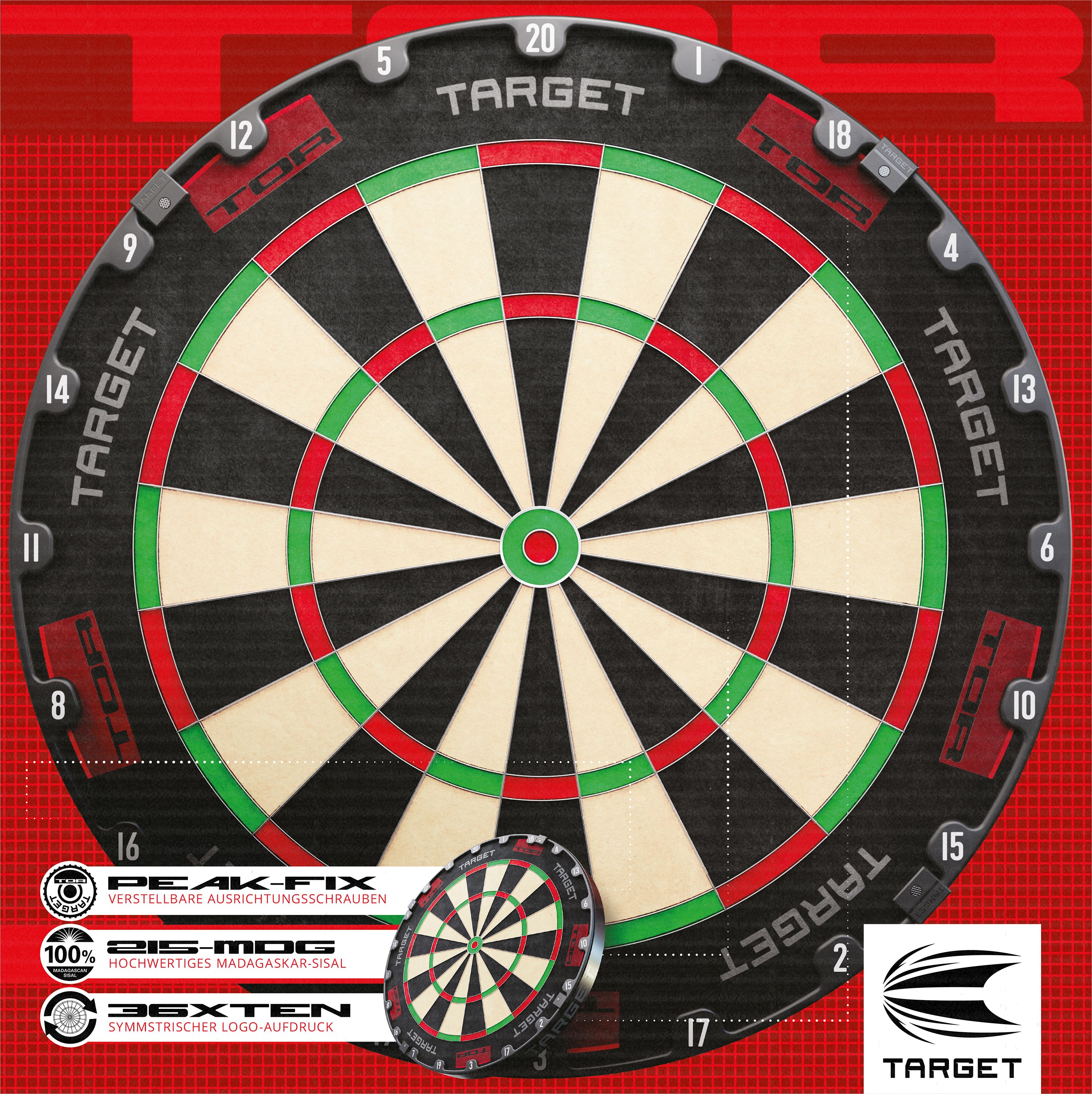 Target TOR Steeldartboard