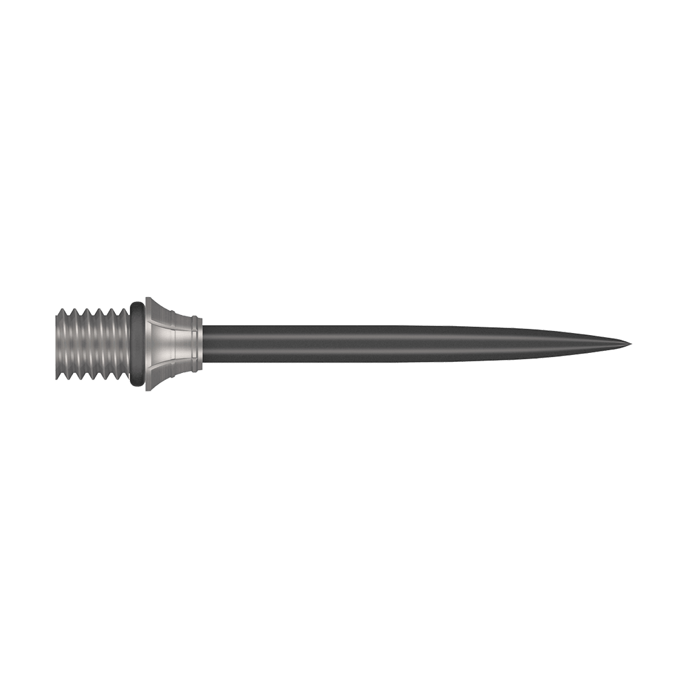 Punkty konwersji Shot Fynx - 32 mm Abgebildet sind die Shot Fynx Conversion Points mit einer Länge von 32 mm. Es handelt sich um Spitzen für Darts zur Umwandlung von Soft- in Steeldart.