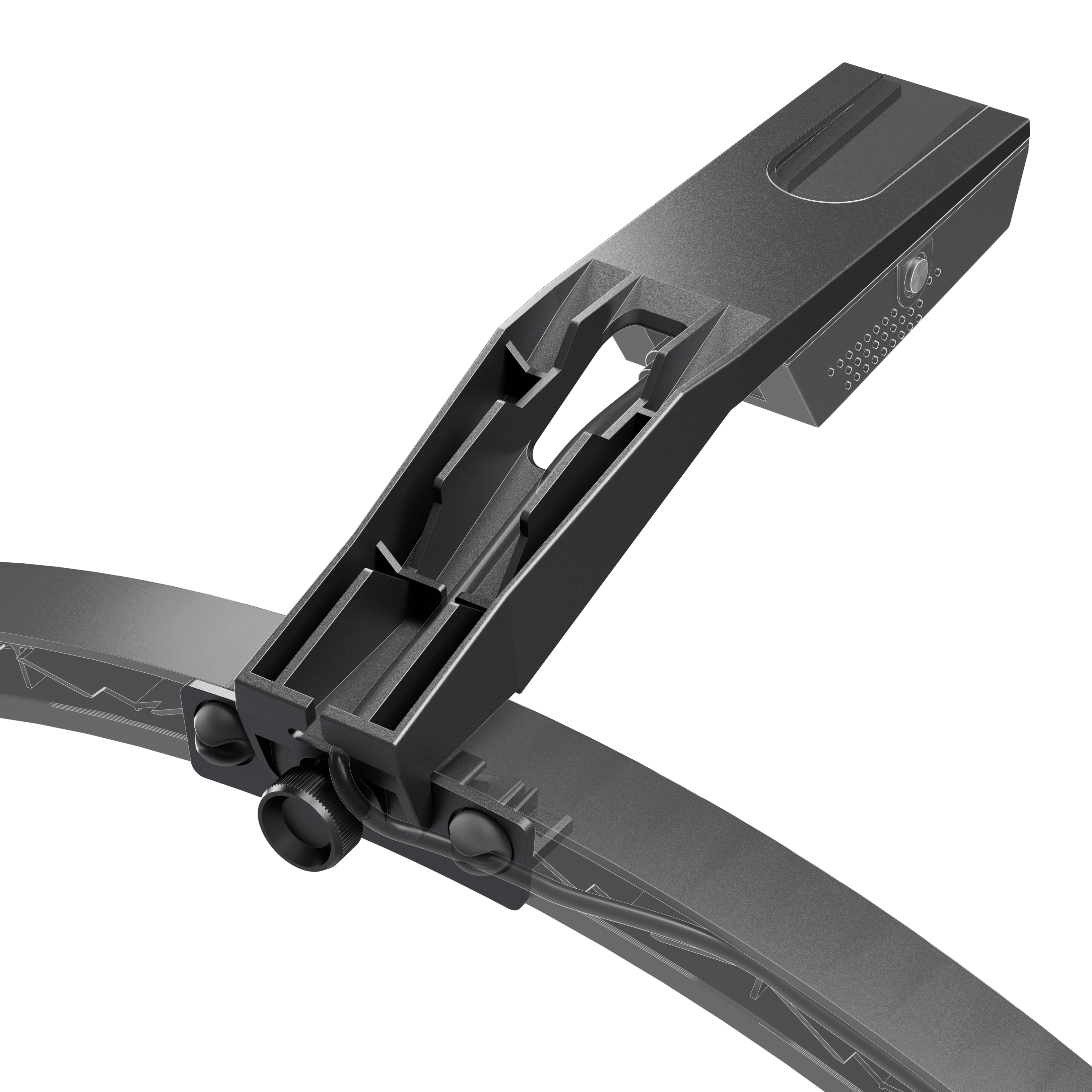 Ramię kamery Target OMNI VIRT Das Bild zeigt den Target OMNI VIRT Kamera Arm. Der Kamera Arm ist aus Metall gefertigt und eignet sich zur Befestigung einer Kamera.