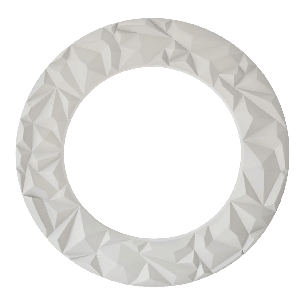 Hier ist das Precise 180 3D Dartboard Surround Subterra in Nordic Grey abgebildet. Dieses Produkt schützt die Wand und wertet das Dartboard-Setup optisch auf.