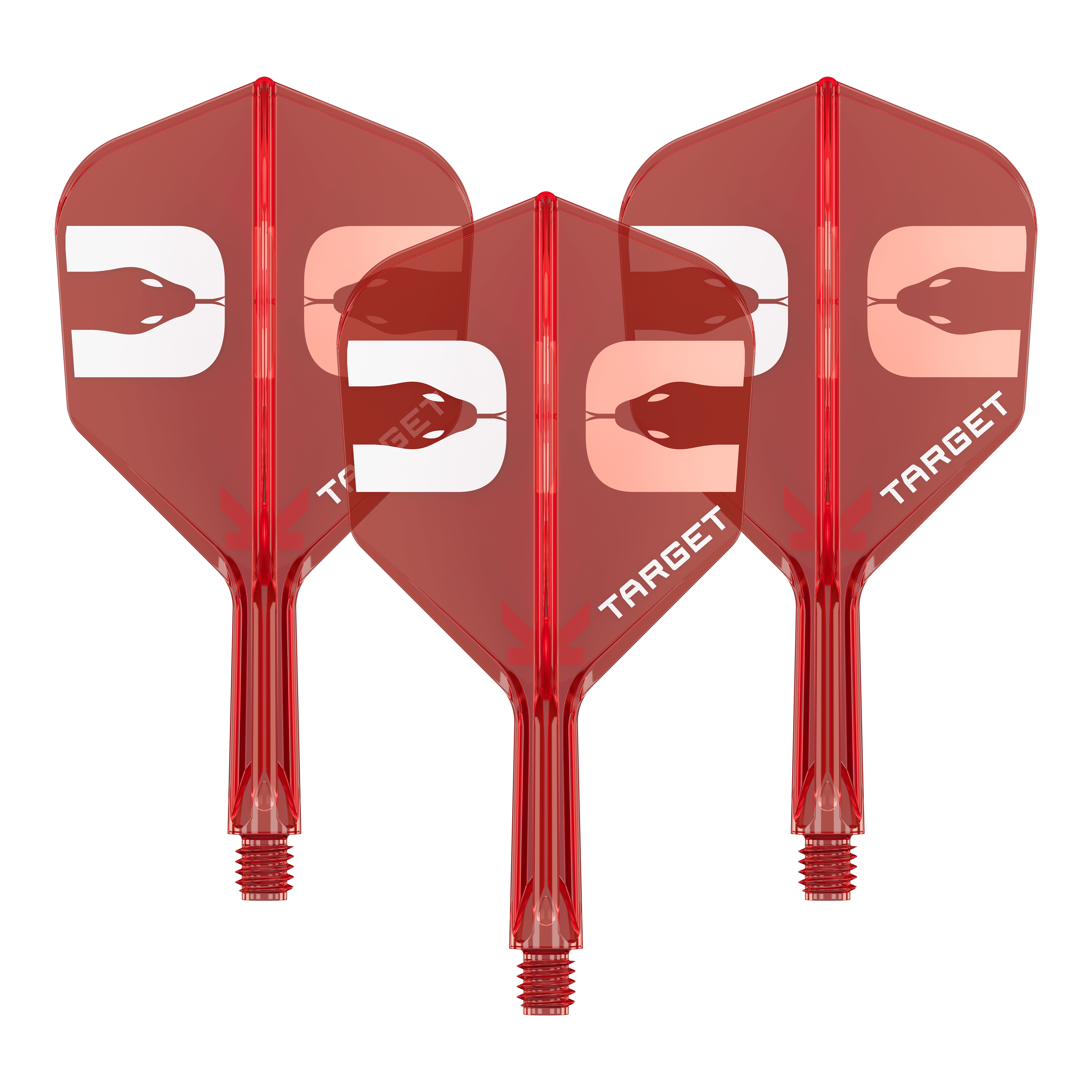 Auf dem Bild ist ein Produkt mit dem Dateinamen 410597_Target_K-Flex_Nathan_Aspinall_No6_Flight-System_19mm_1Set_(1) abgebildet. Es handelt sich anscheinend um ein Set von Dart-Flights oder ähnlichem Zubehör.