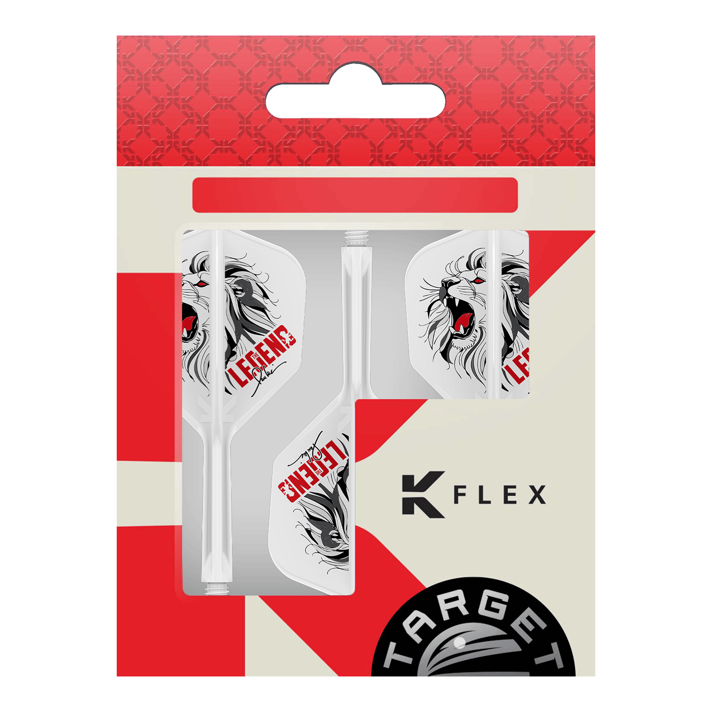 Target Japan K-Flex Paul Lim The Legend Printed No6 Flights Abgebildet sind die Target Japan K-Flex Paul Lim The Legend Printed No6 Flights. Die Flights haben ein markantes Design und sind für das Dartspiel geeignet.