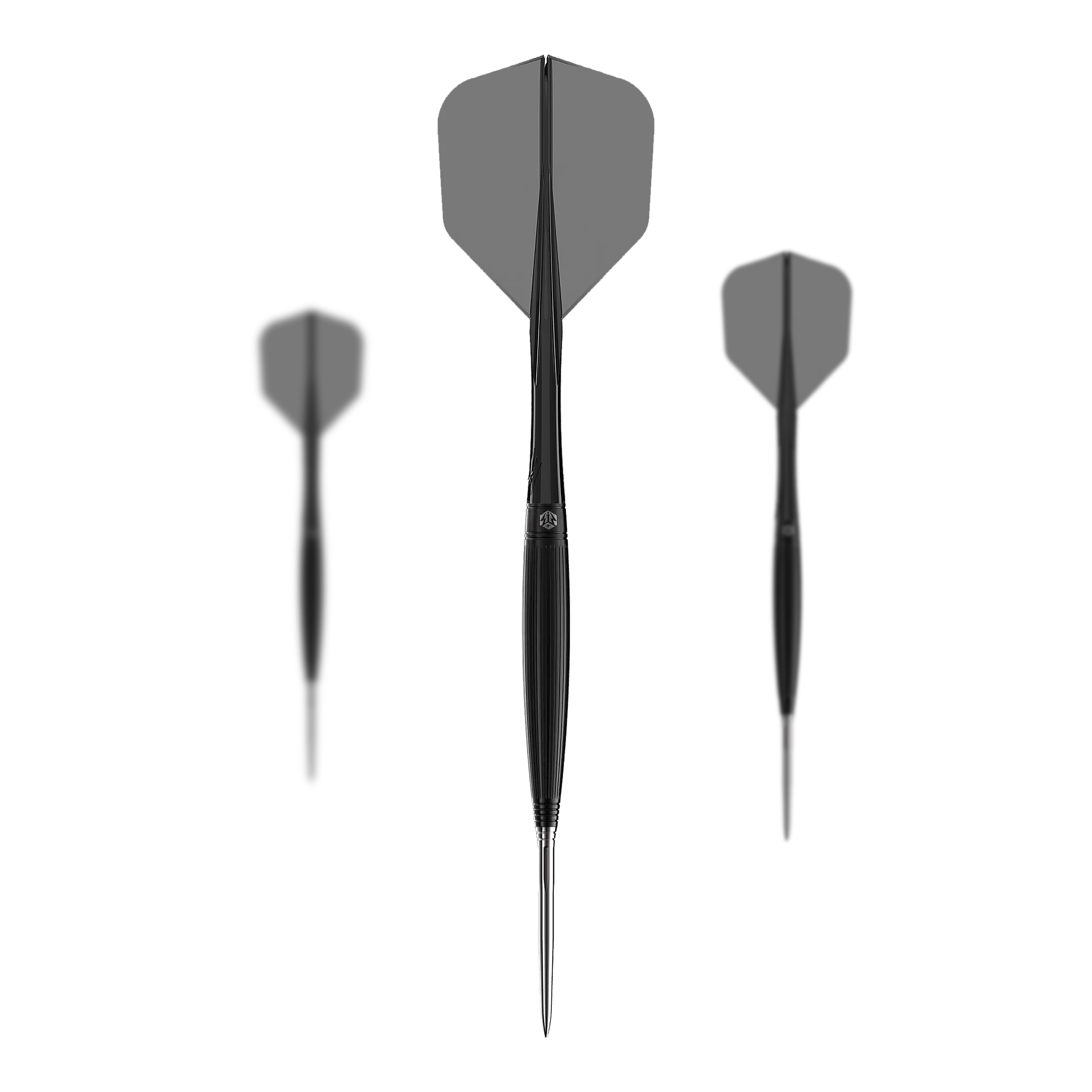 Lotki stalowe Caliburn Chord C2 - 23,5 g Abgebildet ist ein Set der Caliburn Chord C2 Steeldarts - 23,5g. Mehrere Darts werden zusammen präsentiert.