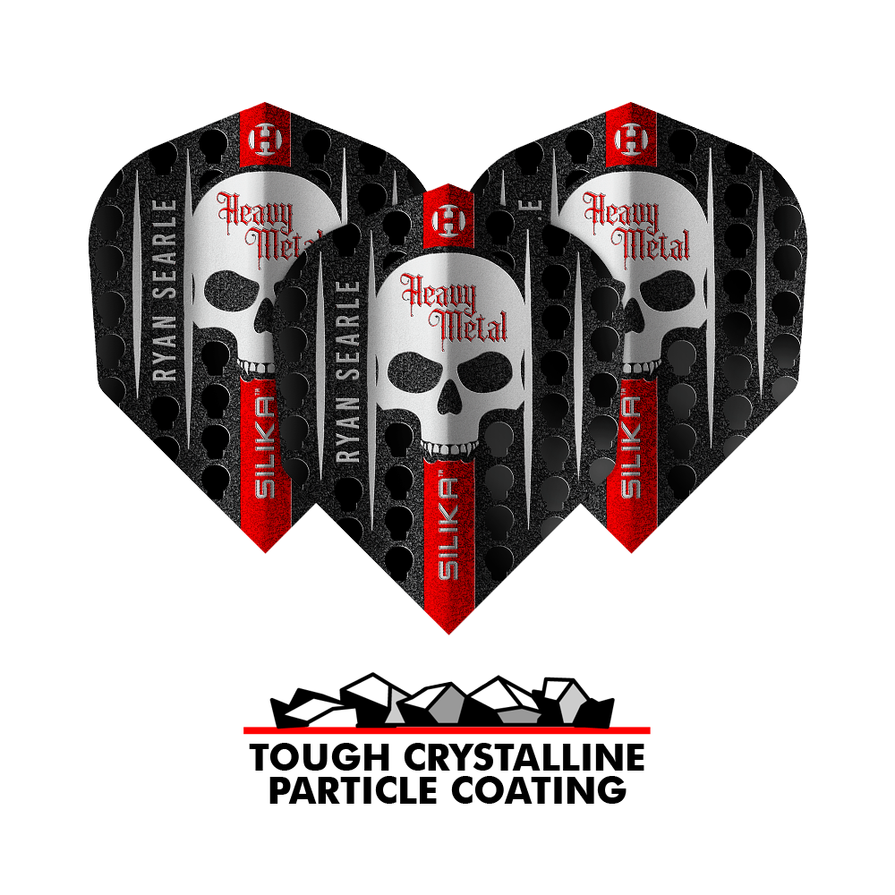 Zu sehen ist Harrows Silika Ryan Searle Series 3 No6 Flights. Der Flight eignet sich für Dartpfeile.