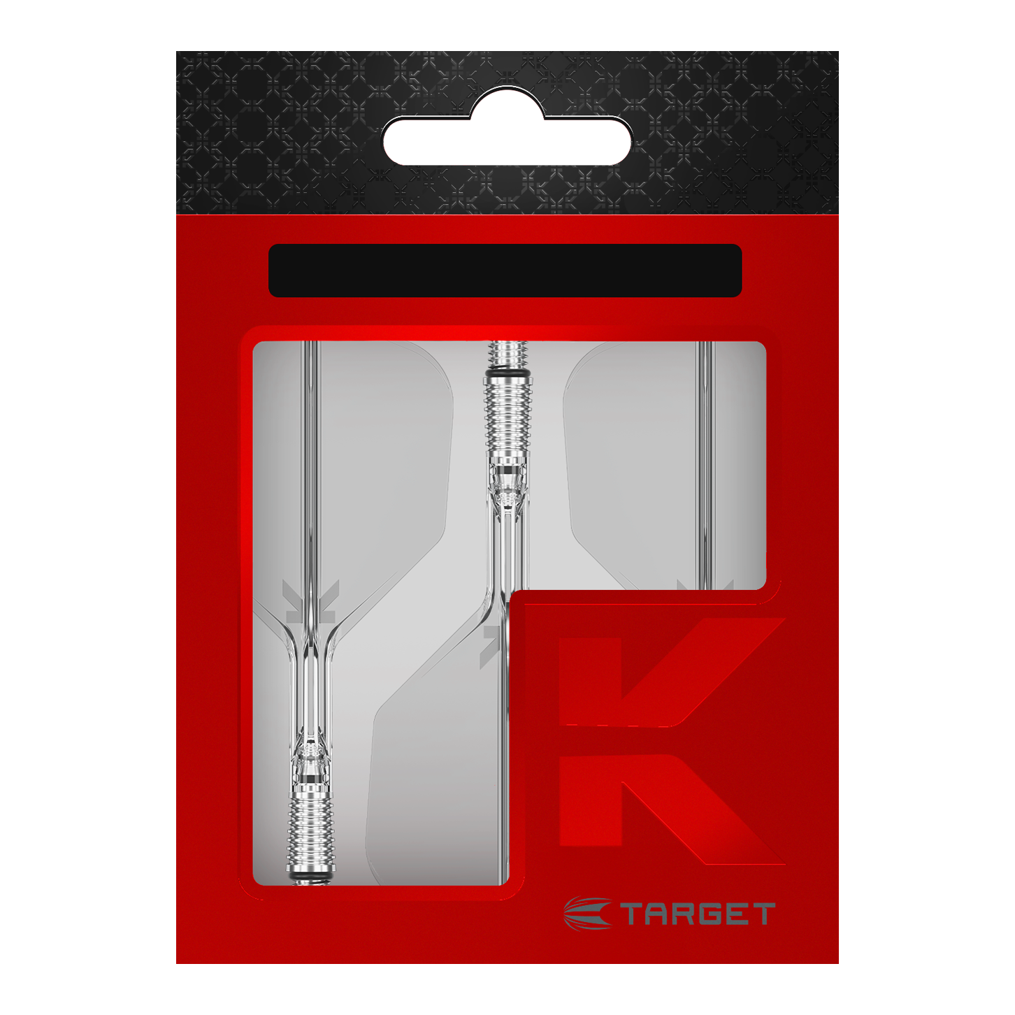 Abgebildet sind die Target K-Shift No6 Flights in durchsichtigem Design. Diese Flights eignen sich ideal zum Präzisieren von Dartwürfen.
