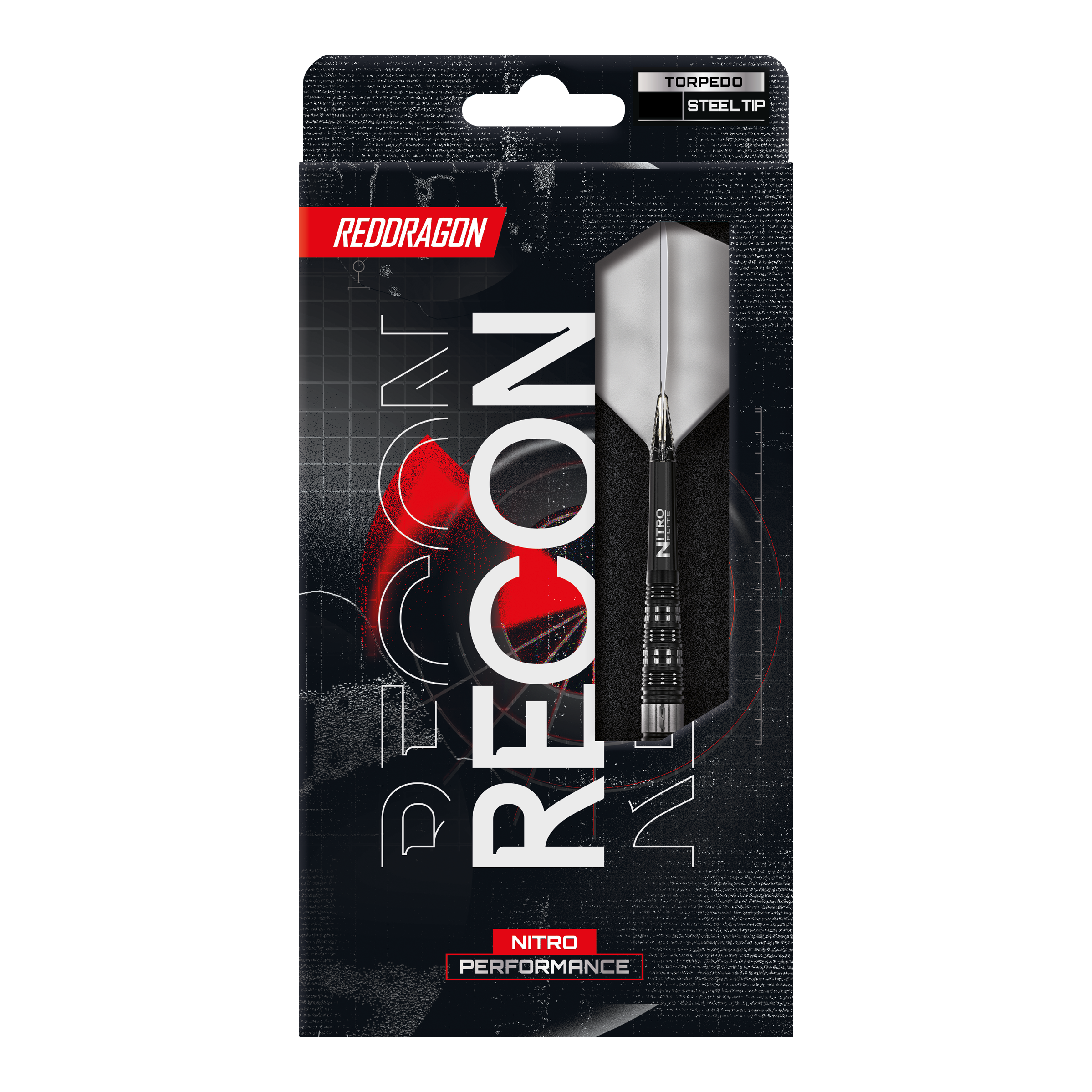 Strzałki stalowe Red Dragon Recon Torpedo Auf dem Foto sind die Red Dragon Recon Torpedo Steeldarts abgebildet. Diese Darts zeichnen sich durch ihre spezielle Torpedoform aus.