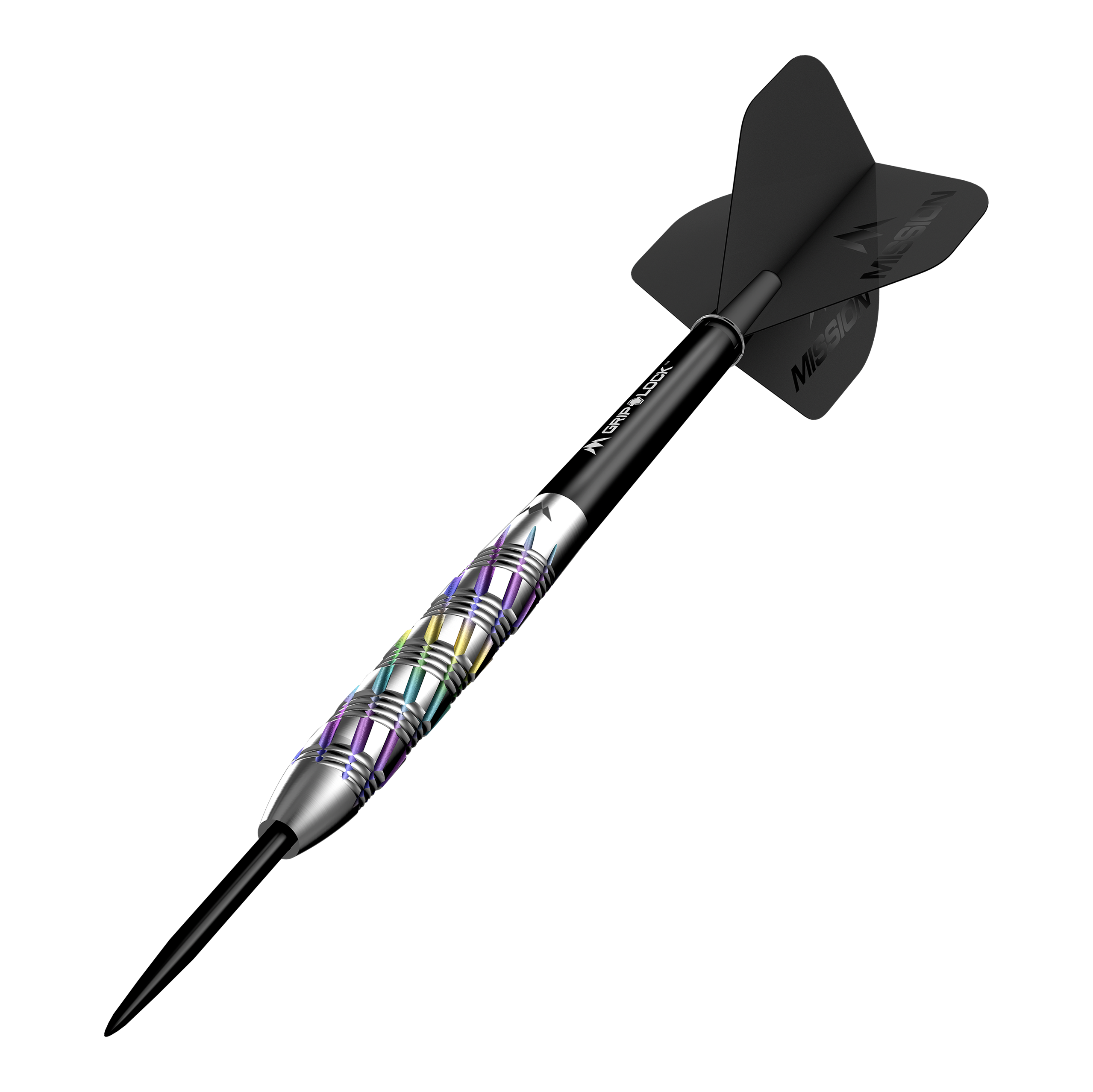 Mission Shuriken Steeldarts werden auf diesem Foto dargestellt. Die Steeldarts sind gut sichtbar und detailliert abgebildet.