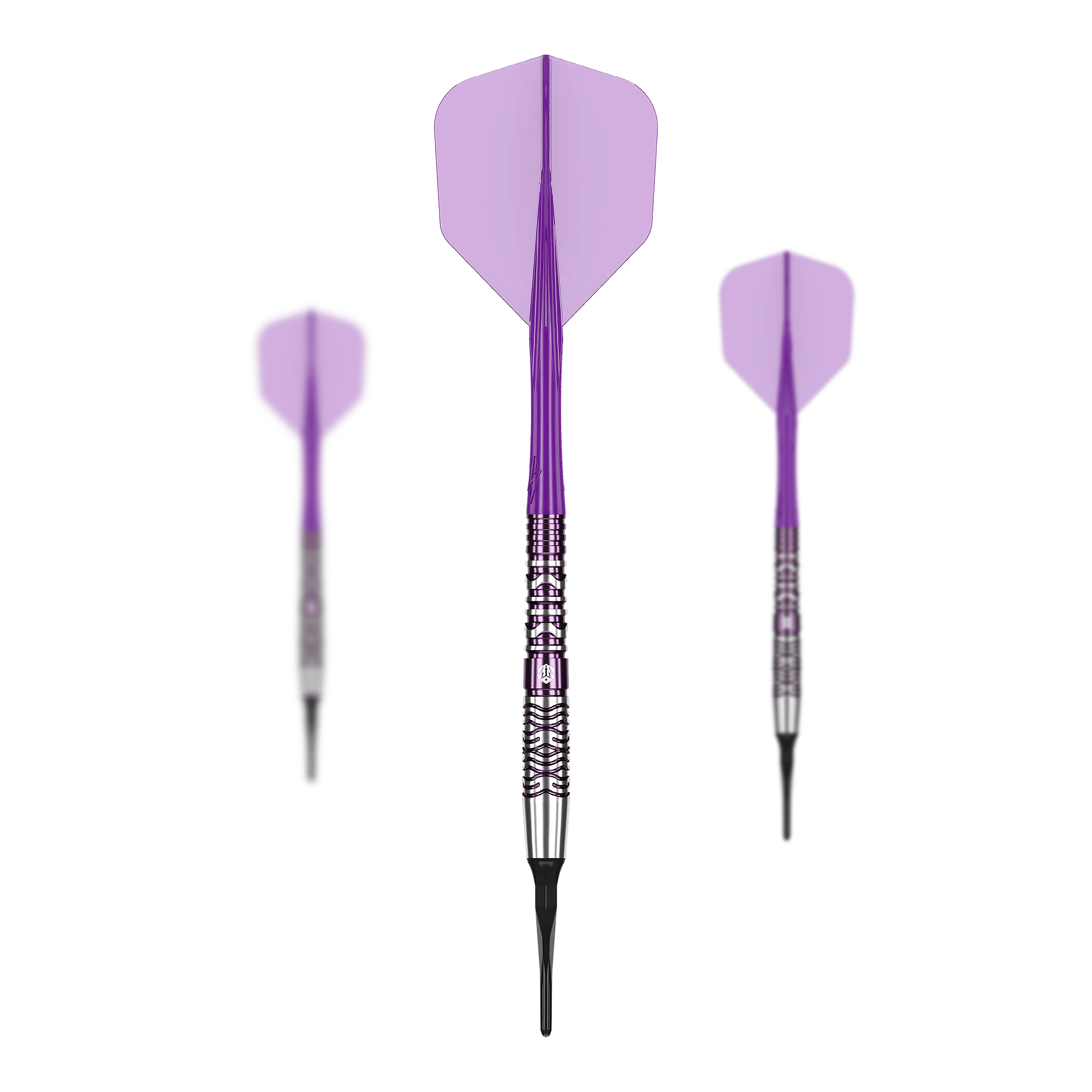 Abgebildet ist das Produkt Caliburn Awakening Ivan Softdarts - 20g. Es handelt sich um ein Set von Softdarts mit einem Gewicht von 20 Gramm.