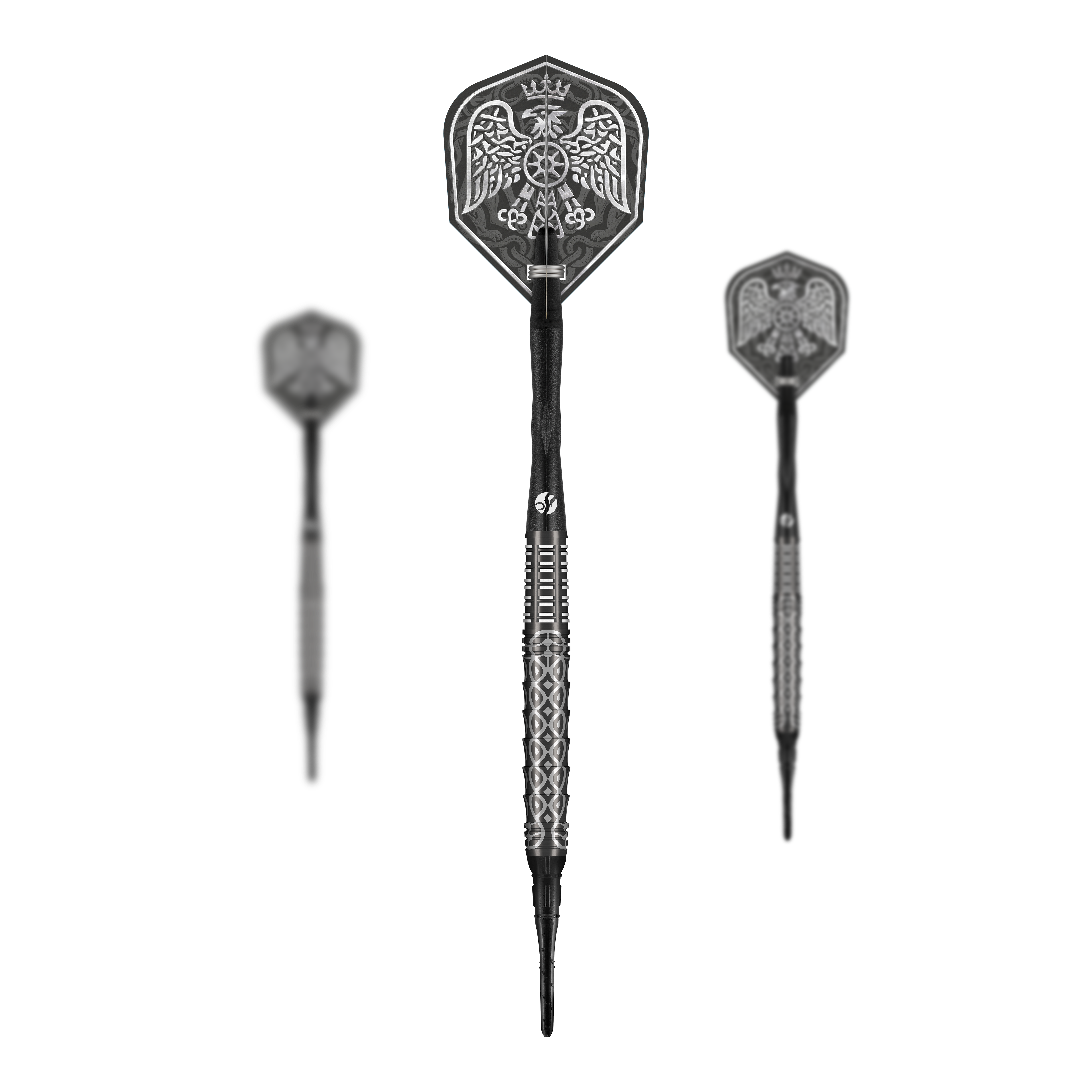 Miękkie lotki Shot Goths Wulfaz - 20g Das Bild zeigt ein Set der Shot Goths Wulfaz Softdarts - 20g. Das Set bietet alles, was für ein Softdartspiel benötigt wird.