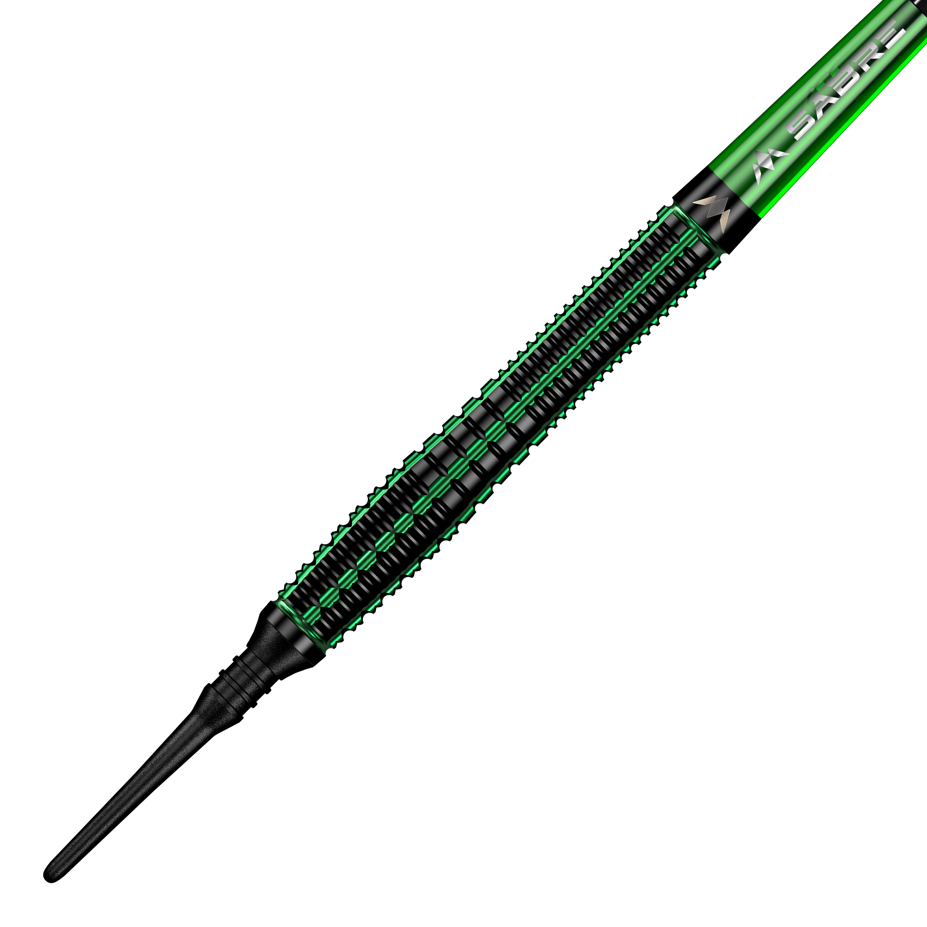Miękkie lotki Mission Venom - 20g Mehrere Mission Venom Softdarts - 20g werden aus einer anderen Perspektive gezeigt. Die Oberfläche ist glatt.