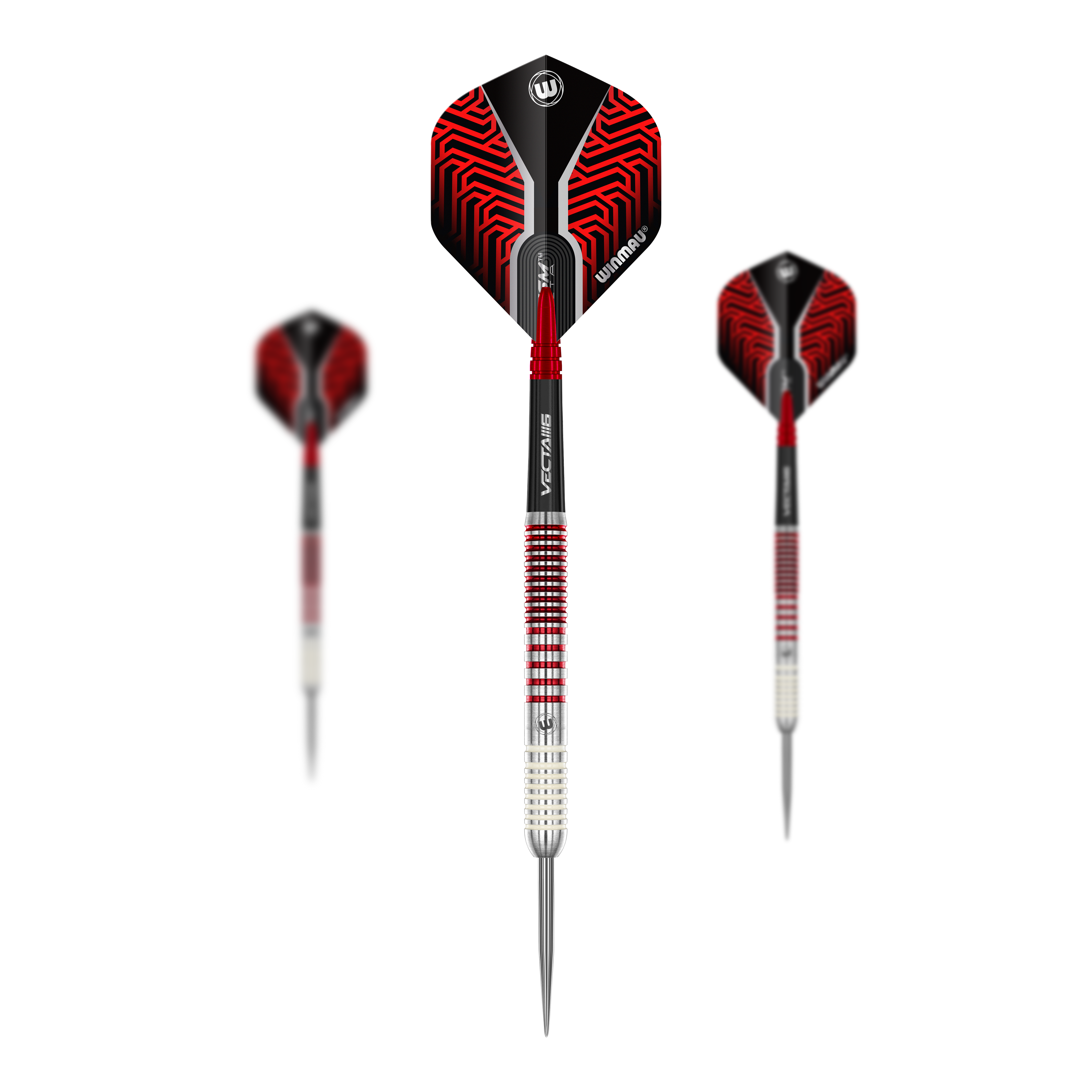 Lotki stalowe Winmau Team 360 Jack Johnson - 24g Abgebildet ist ein Set Winmau Team 360 Jack Johnson Steeldarts mit einem Gewicht von 24g. Die Pfeile sind für das Steeldartspiel geeignet.