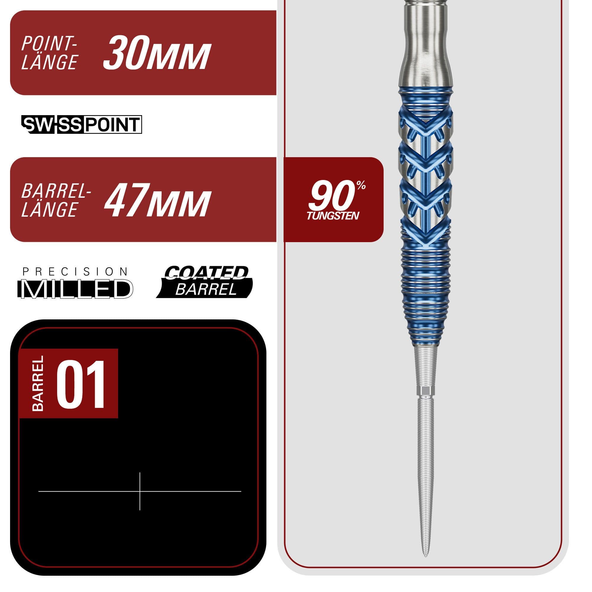 Stalowe lotki Sereno GEN3 Swiss Point firmy Target Japan