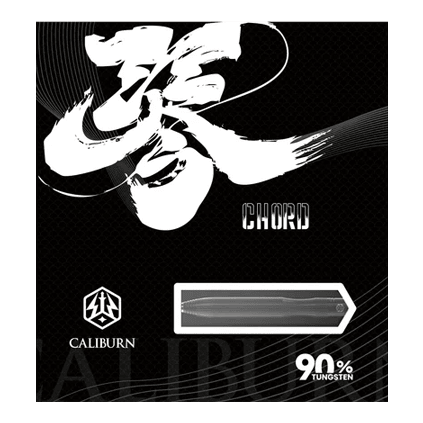 Lotki stalowe Caliburn Chord C1 - 21,5 g Abgebildet ist der Caliburn Chord C1 Steeldart mit 21,5g. Der Dartpfeil liegt auf einem neutralen Hintergrund.
