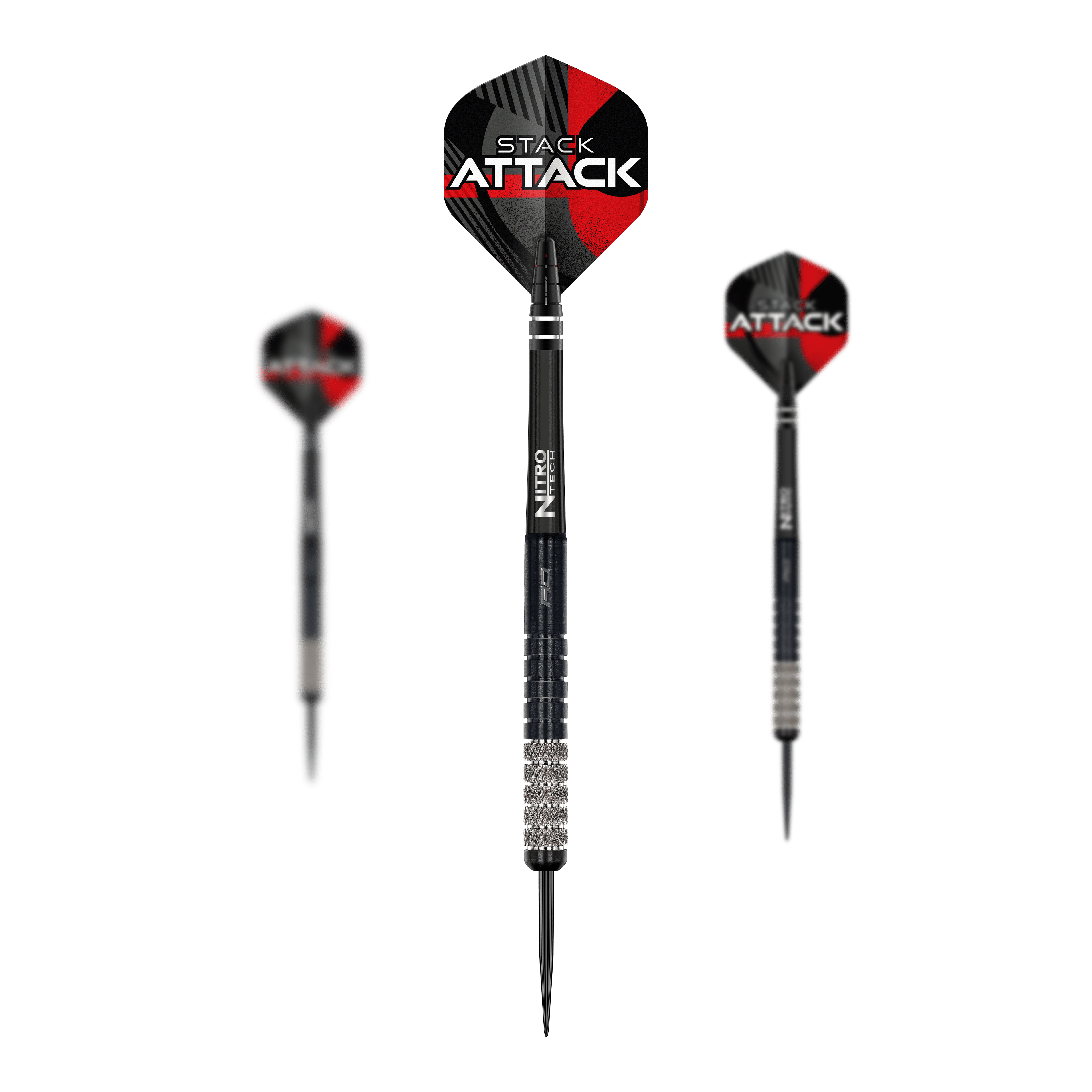 Red Dragon Rob Owen Stack Attack Steeldarts - 22g Dies ist das Produkt Red Dragon Rob Owen Stack Attack Steedarts - 22g. Das Bild zeigt ein Set dieser Steeldarts.