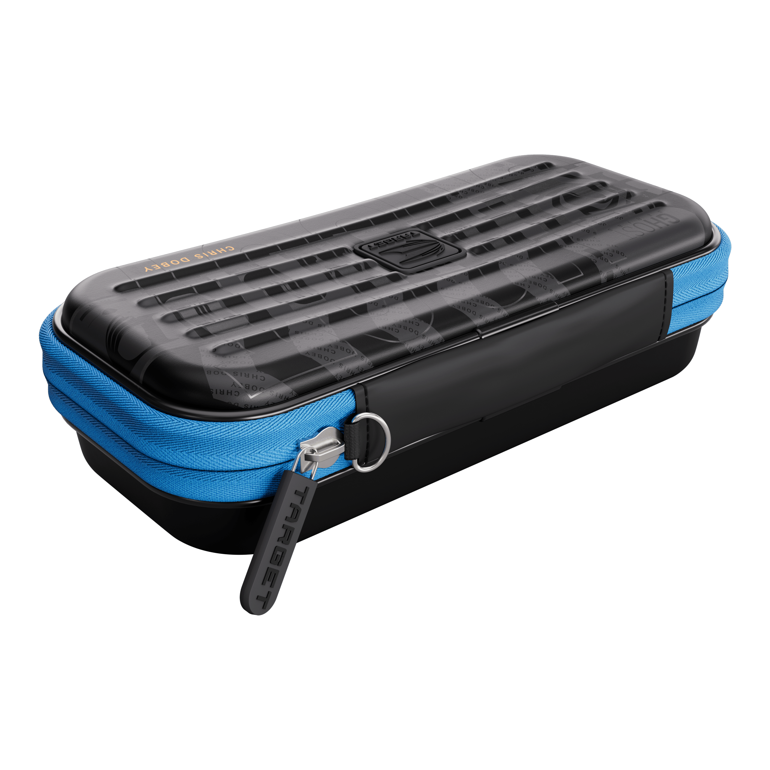 Etui na lotki Takoma Ghost Series Chris Dobey Das Bild stellt das Takoma Ghost Series Chris Dobey Dartcase dar. Die Tasche schützt und transportiert Dartzubehör sicher.