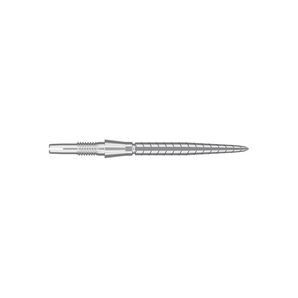 Końcówki do darta Swiss Storm Quartz Target - srebrne