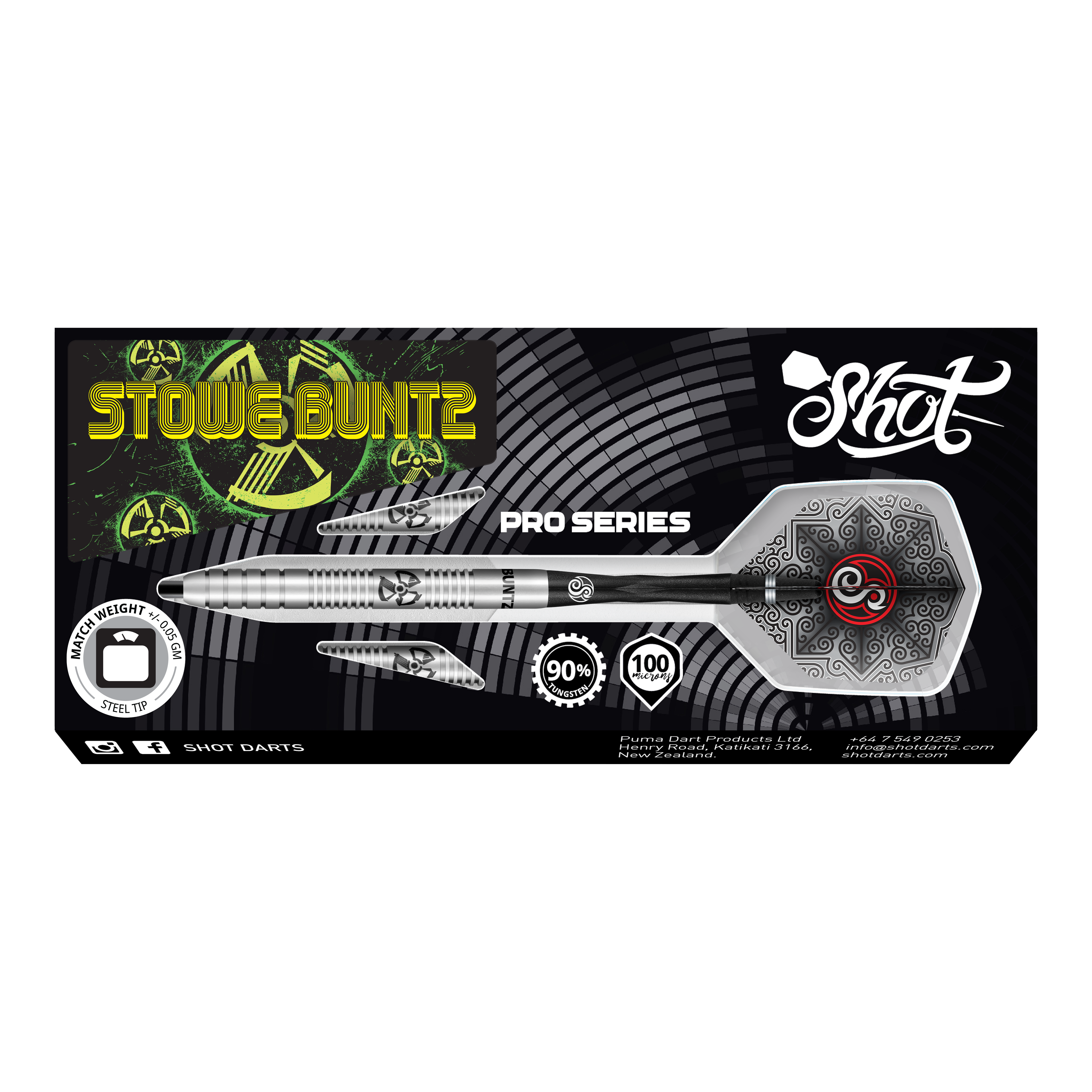 Rzutki stalowe Shot Pro-Series Stowe Buntz - 23g