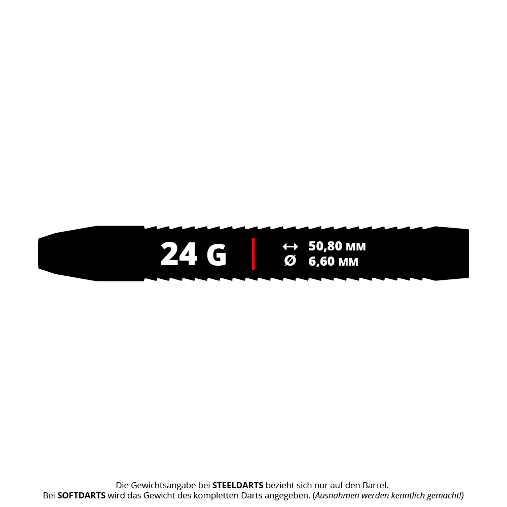 Lotki stalowe Winmau Team 360 Jack Nankervis - 24g Zu sehen ist ein Set Winmau Team 360 Jack Nankervis Steeldarts mit einem Gewicht von 24g. Die Darts sind speziell für Präzision und Balance entwickelt.