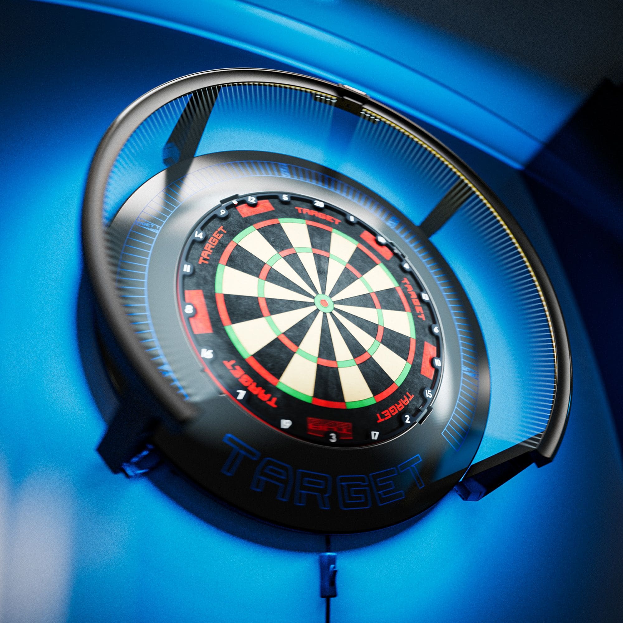 Tarcza do darta Target Corona Vision z wycięciem i oświetleniem