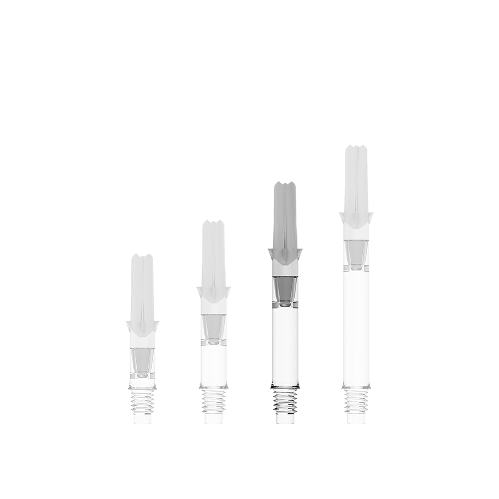Das Bild zeigt einen L-Style L-Shafts Silent Straight Clear ohne Kappen in 39 mm. Die Darstellung dient zur Veranschaulichung des Produkts.
