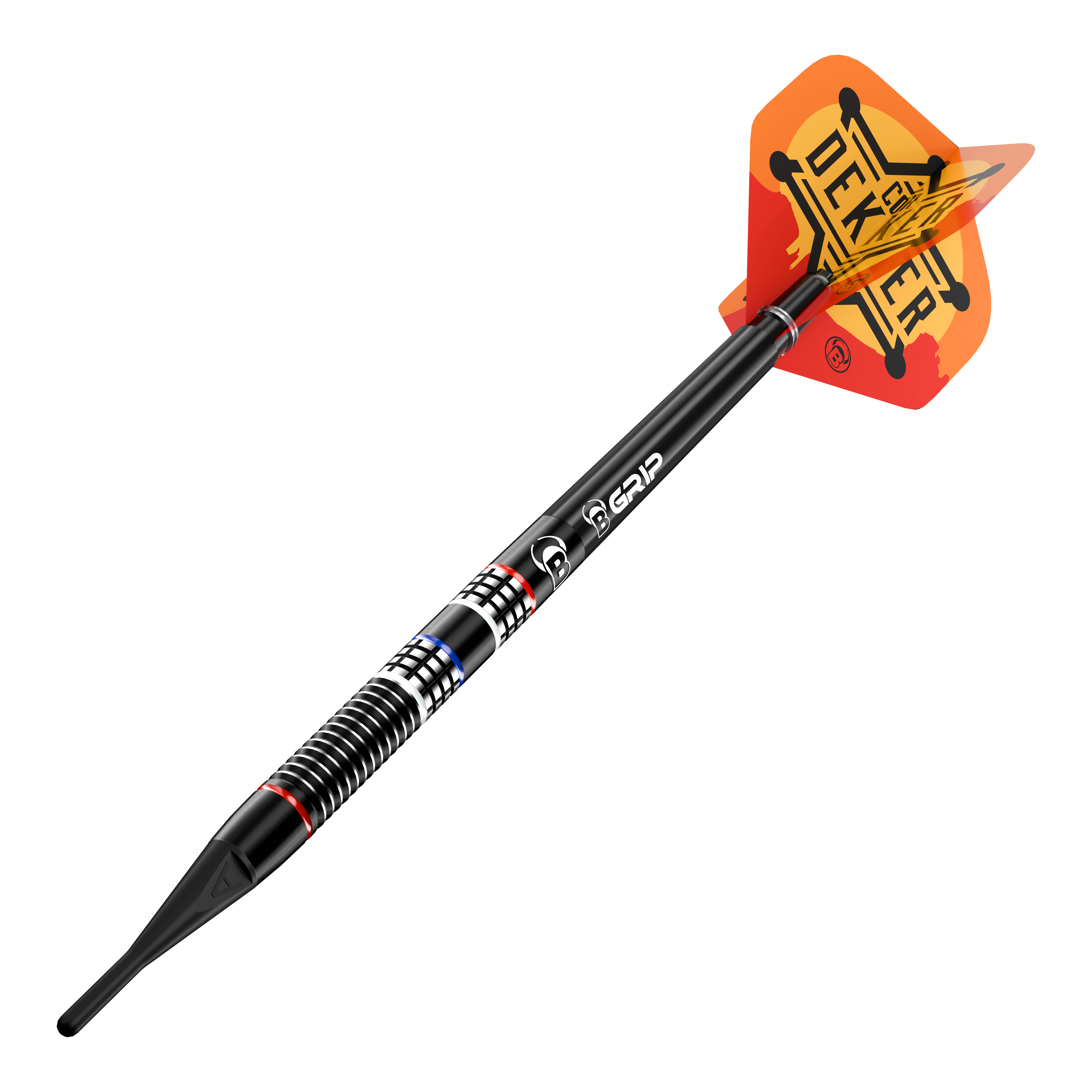 Bulls Cor Dekker The Sheriff Soft Darts - 20g Dies ist ein Bild der Bulls Cor Dekker The Sheriff Softdarts - 20g. Das Produkt wird deutlich von der Seite gezeigt.