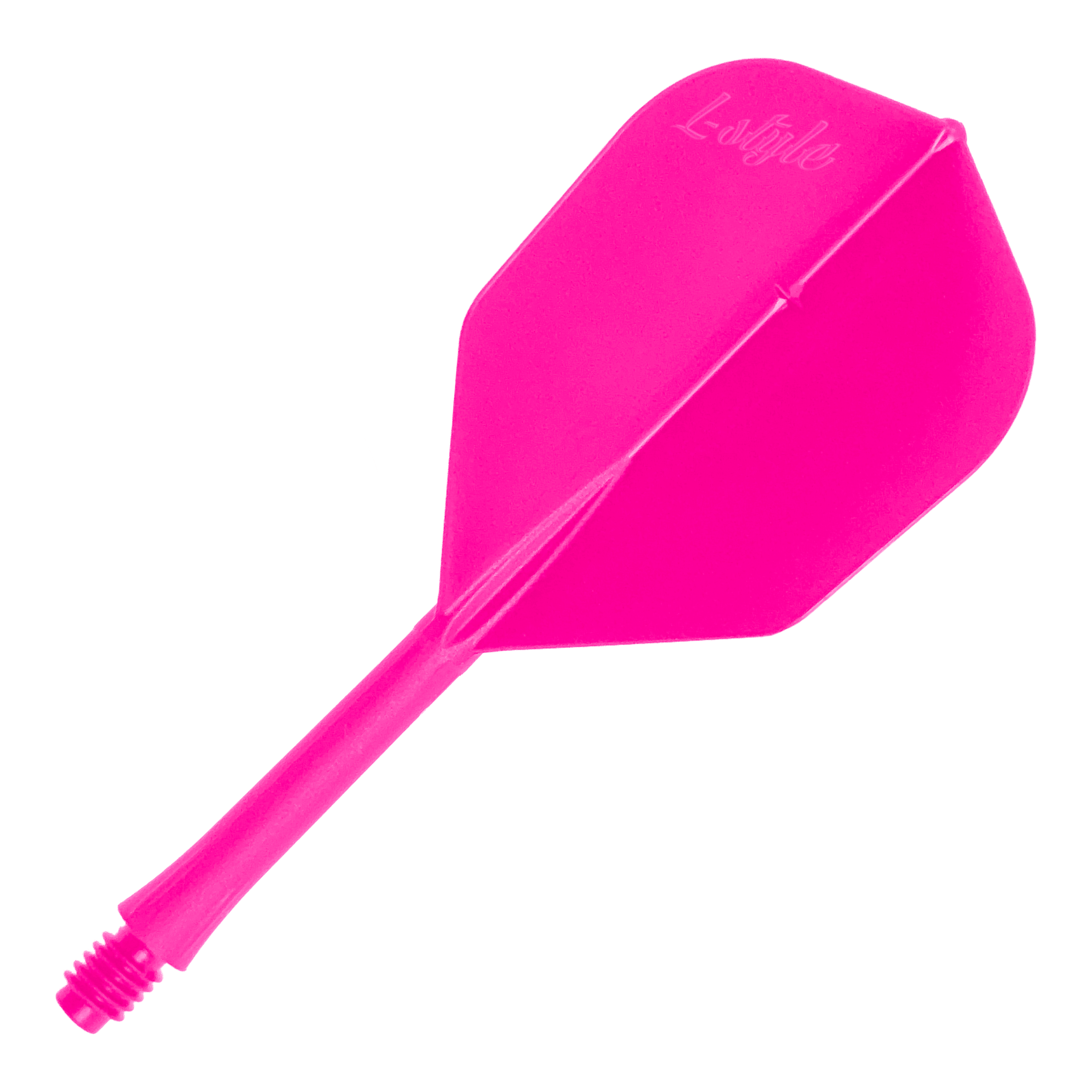 Hier ist ein Dart-Flug in Neon-Pink zu sehen. Abgebildet ist der Artikel 'LSF-905_L-Style_BarFlight_NeonPink_1'.
