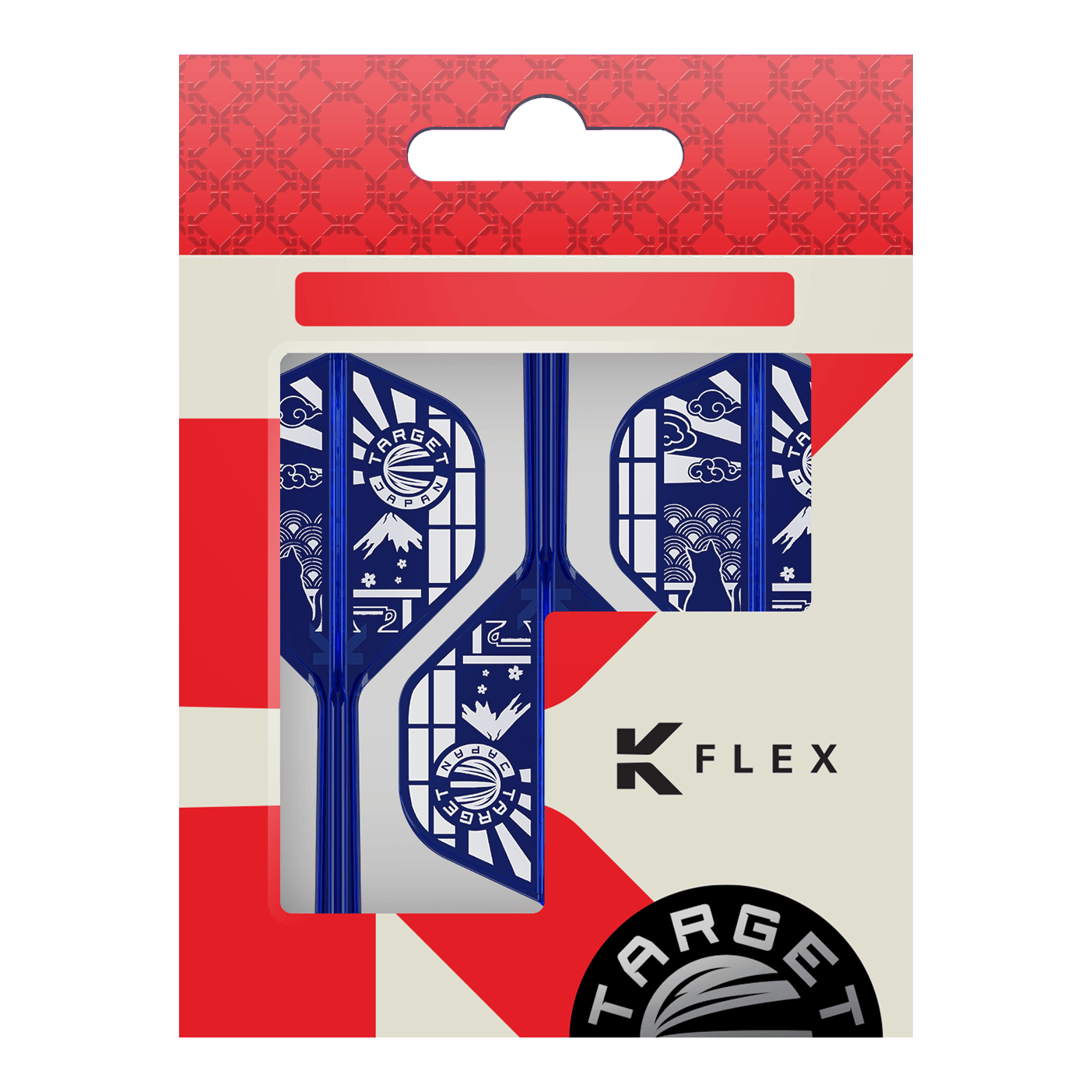 Target Japan K-Flex Blue Limited No2 Standard Flights Hier sind die Target Japan K-Flex Blue Limited No2 Standard Flights abgebildet. Die Flights haben eine typische Standardform und sind blau.