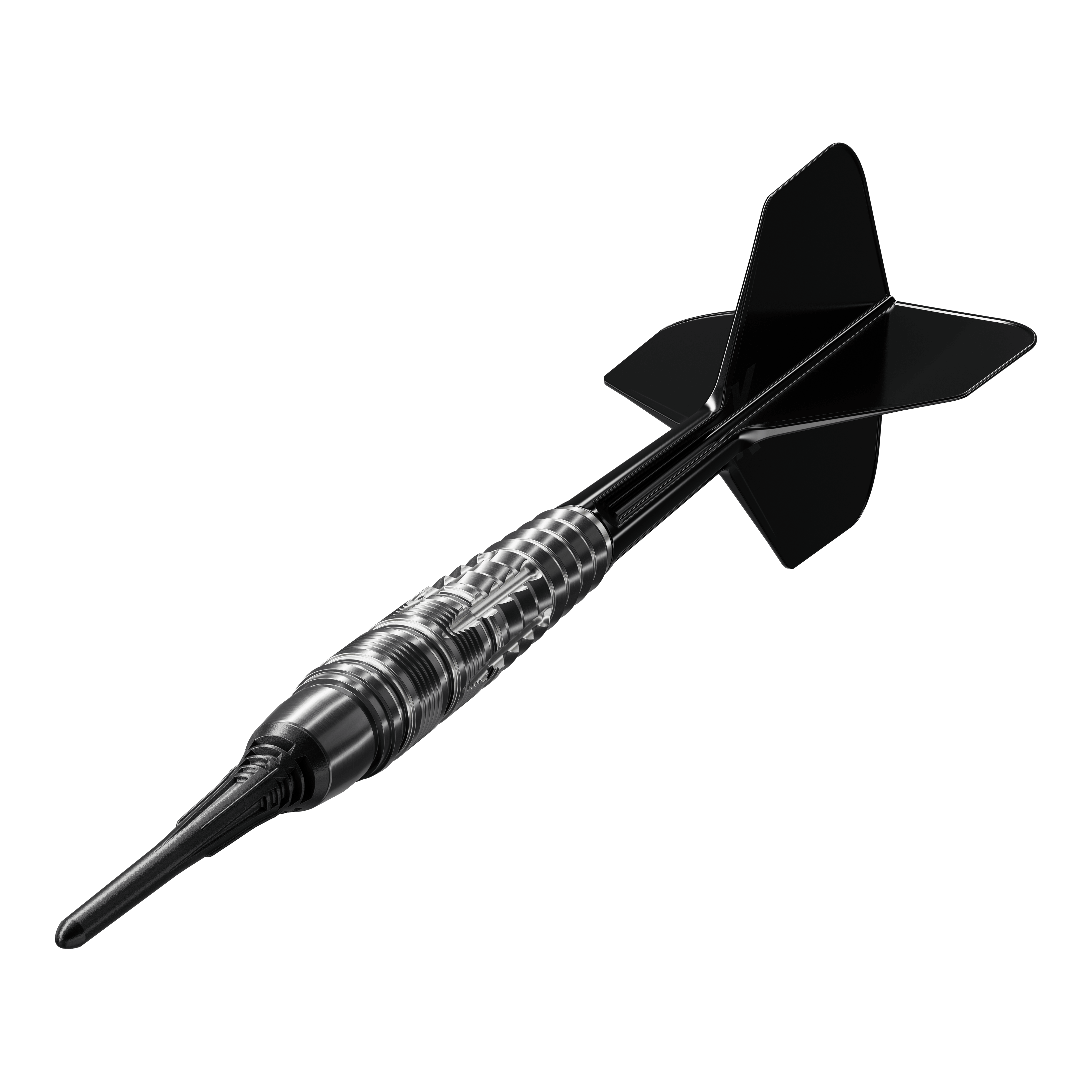Miękkie lotki Target Black Marque Blaze – 18 g Abgebildet sind die Target Black Marque Blaze Softdarts - 18g. Die Darts haben ein modernes und präzises Design.