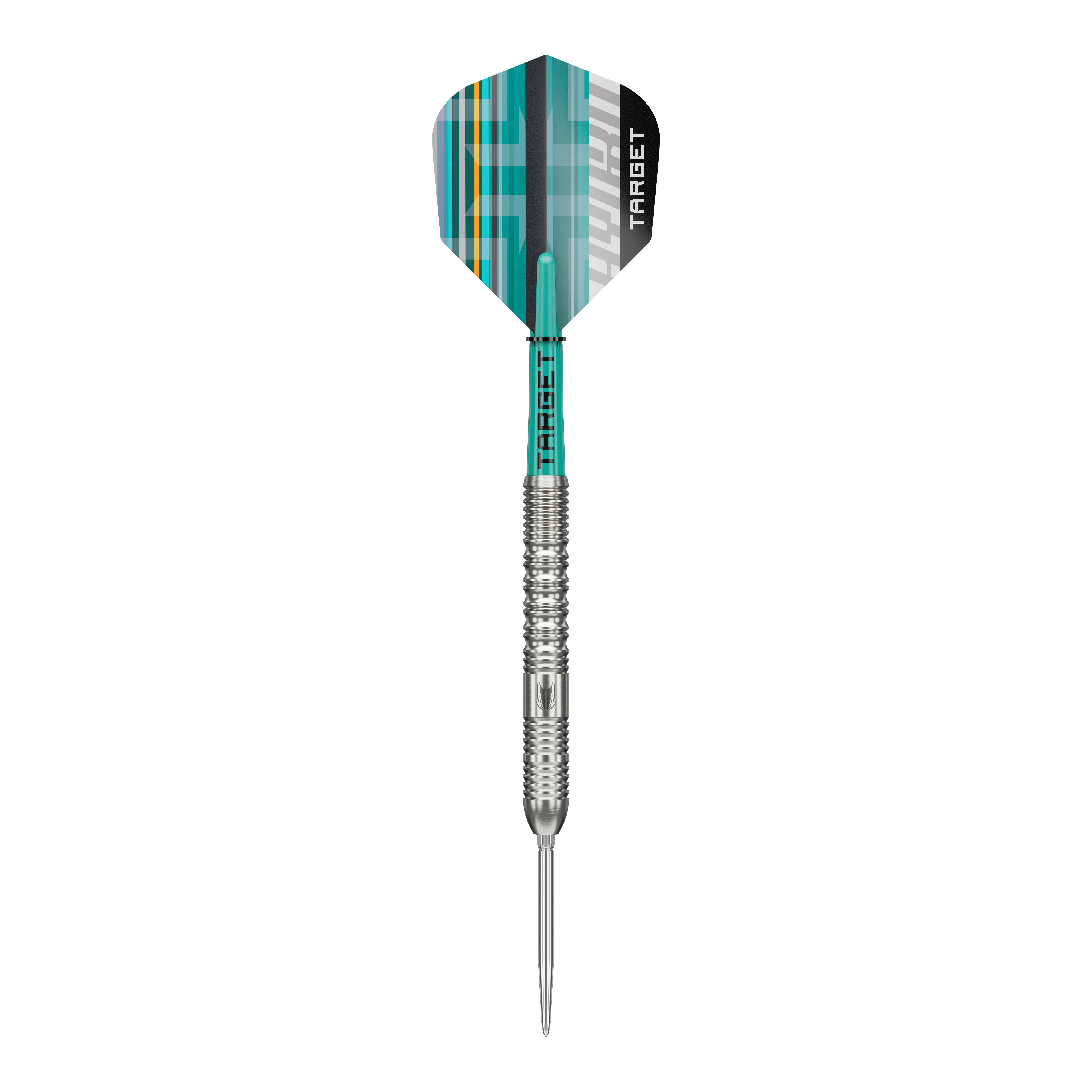 Target Hydro 01 Swiss Point Steeldarts Zu sehen ist das Produkt Target Hydro 01 Swiss Point Steeldarts. Diese Steeldarts sind für Präzisionswürfe bekannt.