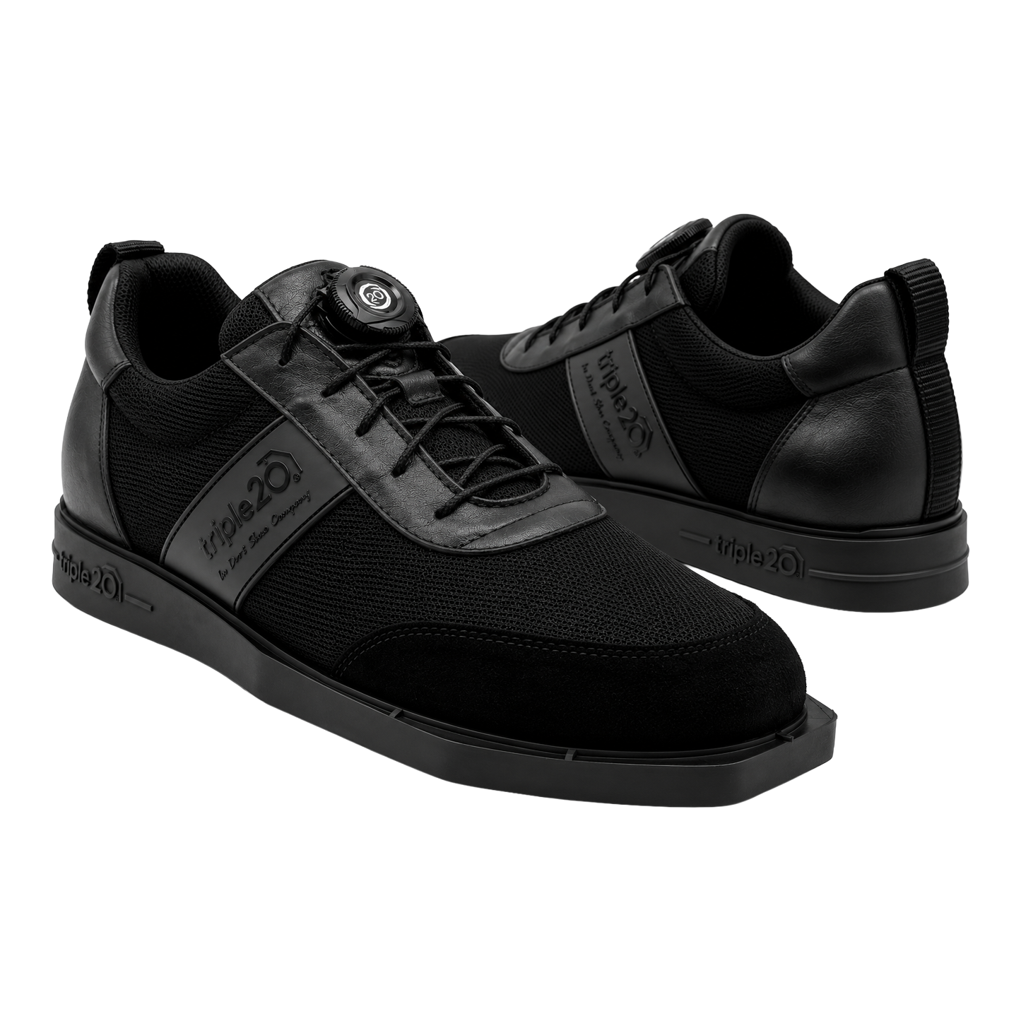 Buty do darta Triple20, tekstylne, z zapięciem na skręt – czarne Buty do darta Triple20, tekstylne, z zapięciem na skręt – czarne