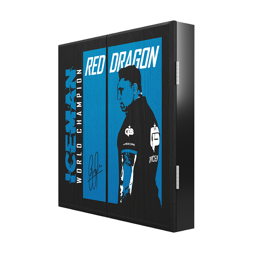 Red Dragon Gerwyn Price Dartboard Kabinet