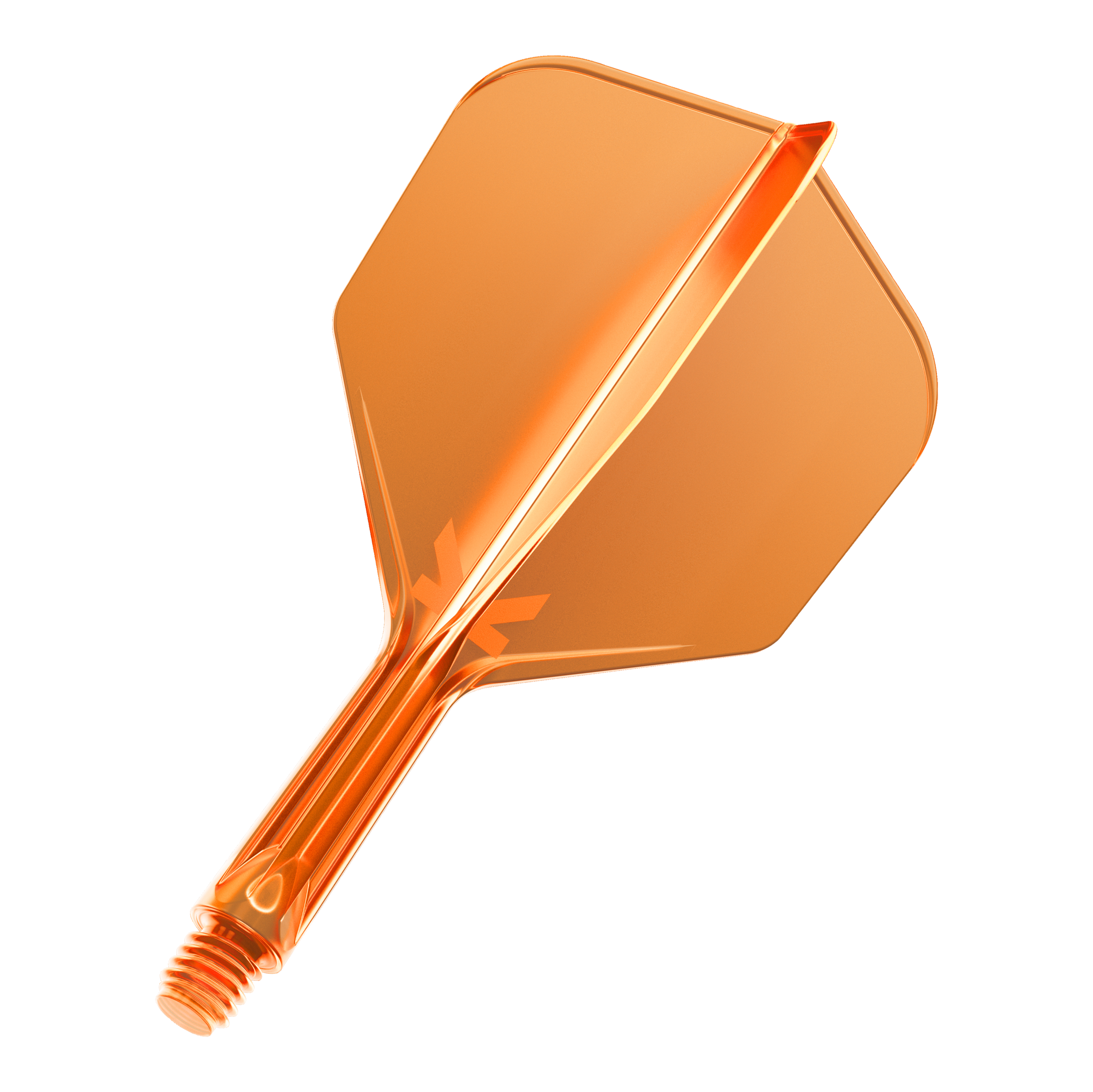 System lotu Target K-Flex No6 – neonowopomarańczowy Dies ist ein neonorangener Dartflight mit integriertem Schaft. Das Material ist durchsichtig und glänzend.
