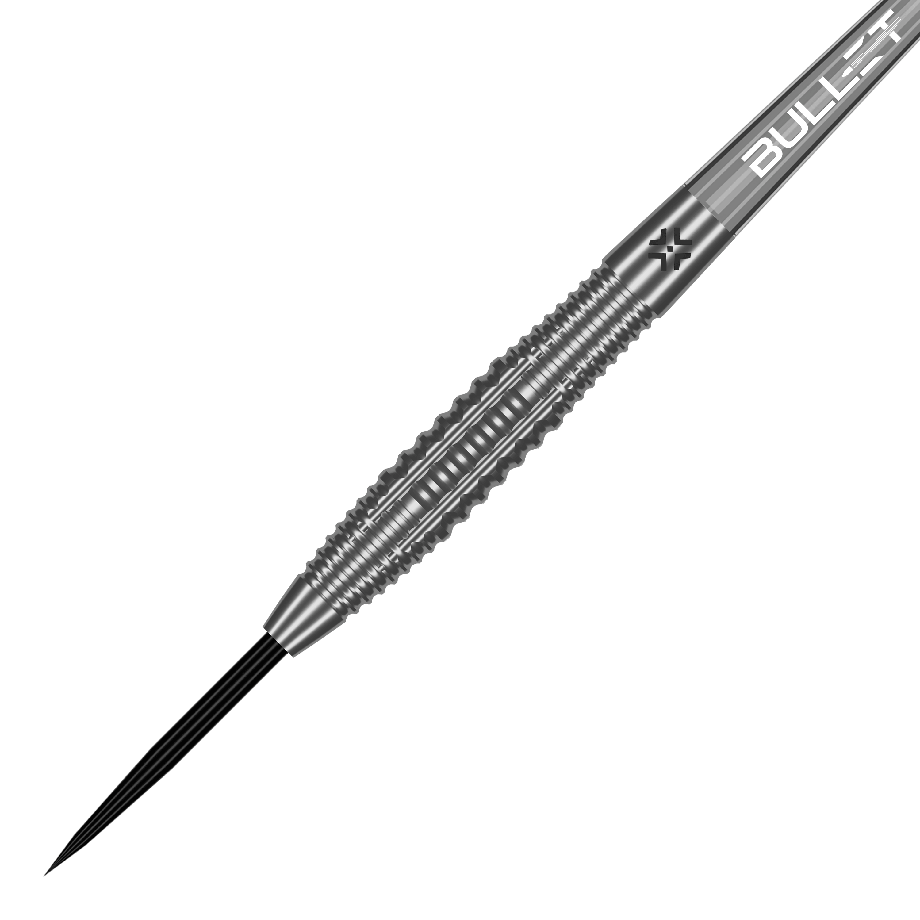 Stalowe lotki Bullet Ranger Das Bild zeigt Bullet Ranger Steeldarts. Die Steeldarts liegen nebeneinander und sind gut sichtbar.