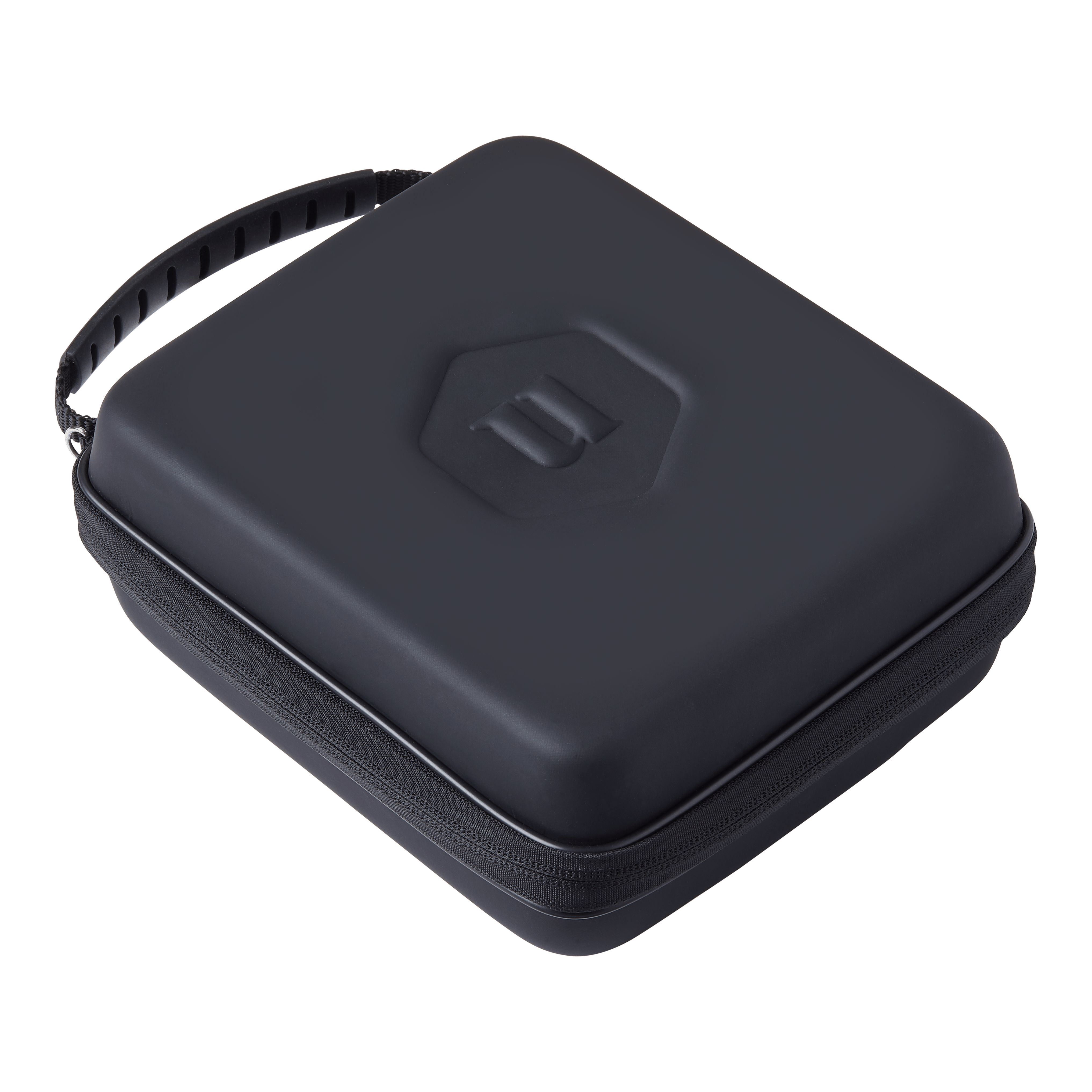 Unicorn Ultra 3UP Duże etui na lotki – czarne Das Bild zeigt das Produkt "Unicorn Ultra 3UP Large Dartcase - Schwarz". Es handelt sich um ein großes, schwarzes Etui mit Reißverschluss und Tragegriff zur Aufbewahrung von Dartzubehör.