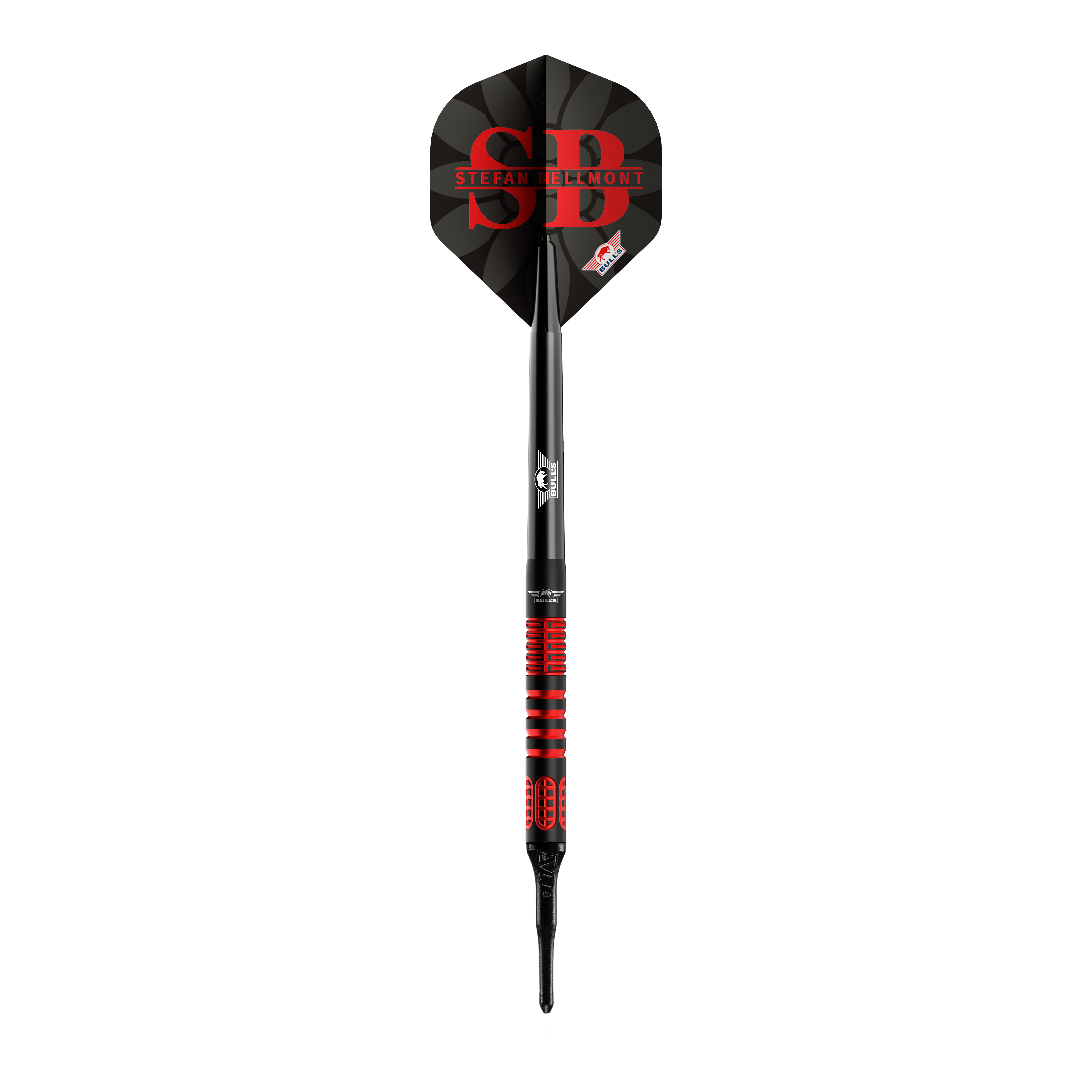 Bulls NL Stefan Bellmont 90 miękkie lotki - 20g Hier werden die Bulls NL Stefan Bellmont 90 Softdarts mit 20 Gramm präsentiert. Diese Darts sind perfekt für Softdartspieler.