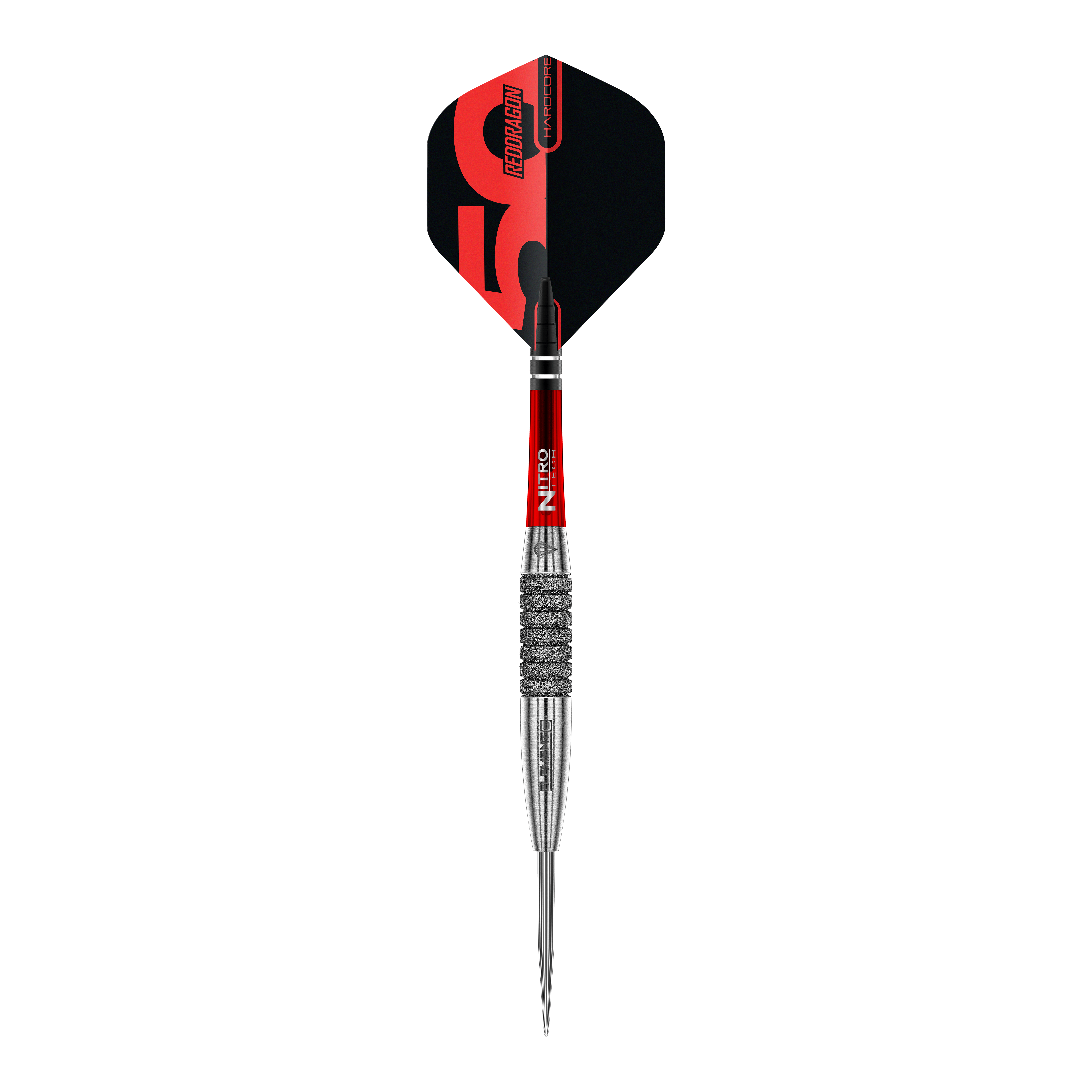 Rzutki stalowe Red Dragon Element 6 C z kolekcji 50 lat - 25 g Zu sehen sind die Red Dragon 50 Year Collection Element 6 C Steeldarts - 25g. Diese Darts wurden als limitierte Jubiläumsausgabe entworfen.