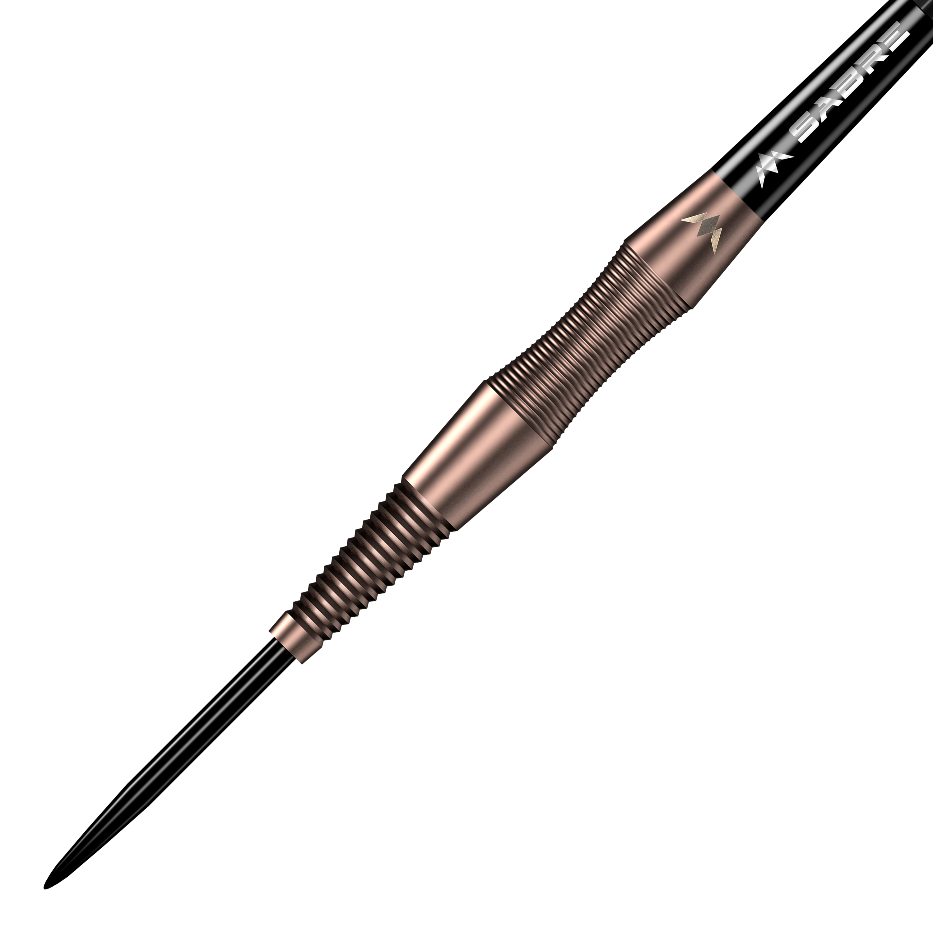 Mission Deadshot Bronze Steeldarts - 23g wird auf dem Bild gezeigt. Die Steeldarts sind für Präzision und Langlebigkeit entwickelt.