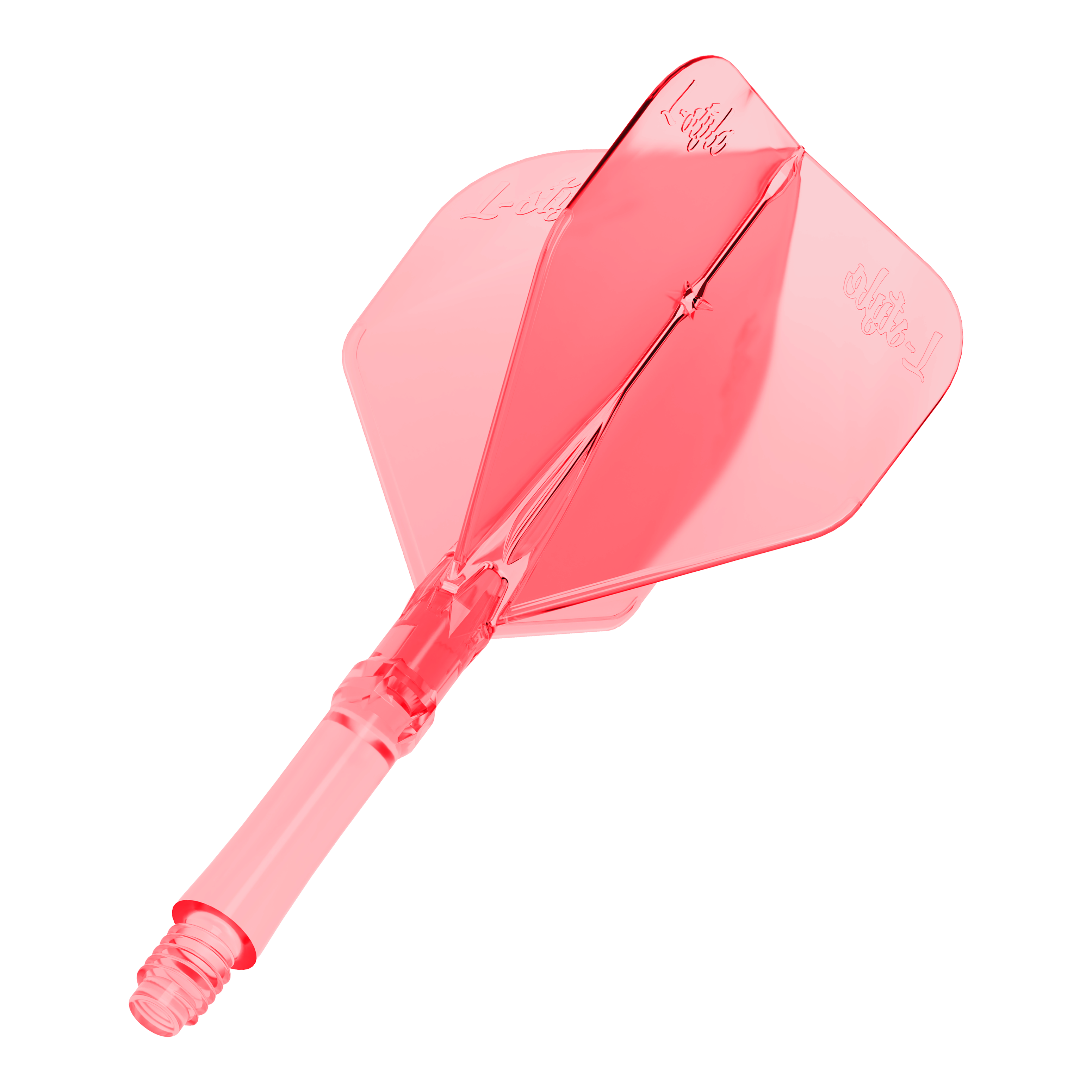 Loty L-Style L-Sytem - Clear Red Zu sehen ist das Produkt L-Style L-Sytem Flights - Clear Red. Die roten, durchsichtigen Flights sind Zubehör für Dartpfeile.