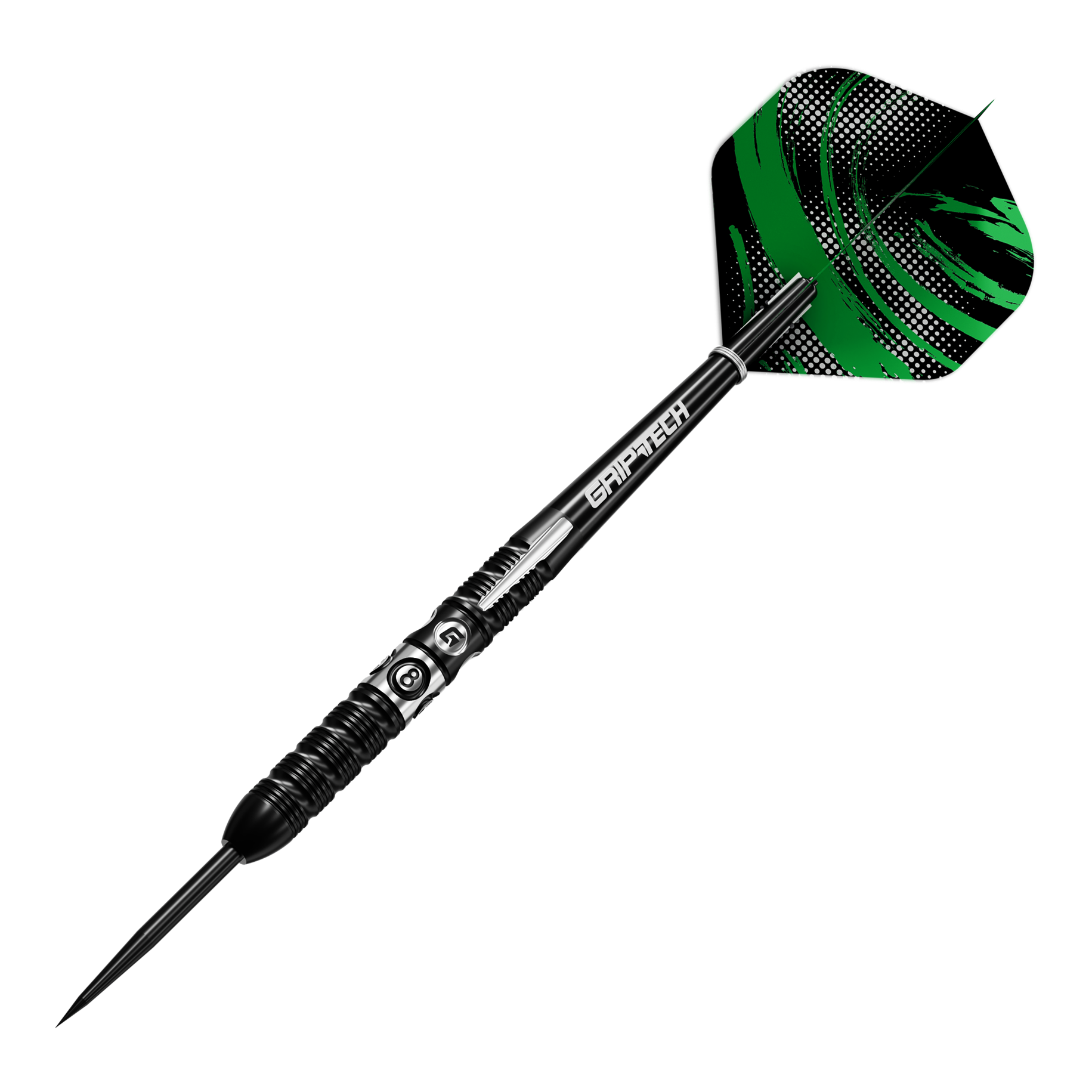 Hier sehen Sie die GOAT 8Ball Steeldarts. Das Foto präsentiert das Produkt aus einer anderen Perspektive.