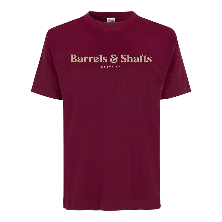 T-shirt Barrels and Shafts – Bordeaux Red