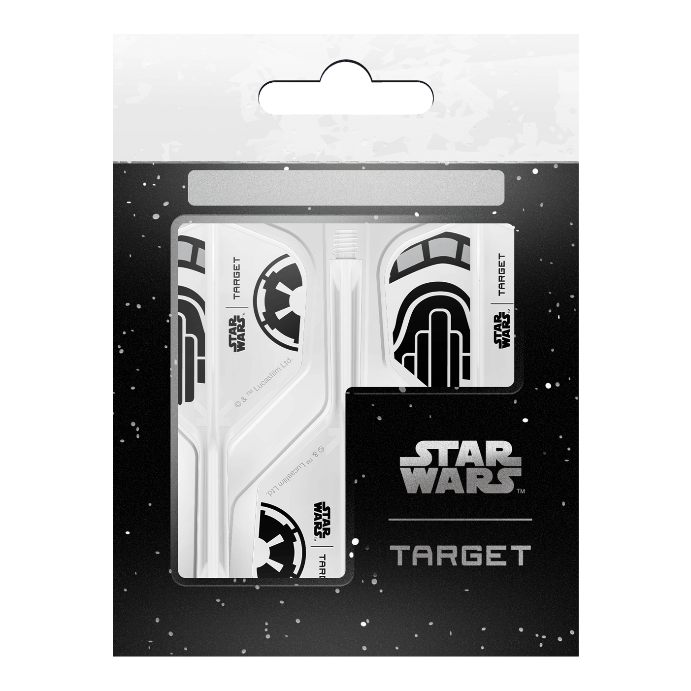 Target Star Wars K-Flex Stormtrooper No6 Flights Target Star Wars K-Flex Stormtrooper No6 Flights Dartflügel mit kultigem Stormtrooper-Motiv. Geeignet für Star Wars und Dart Enthusiasten.