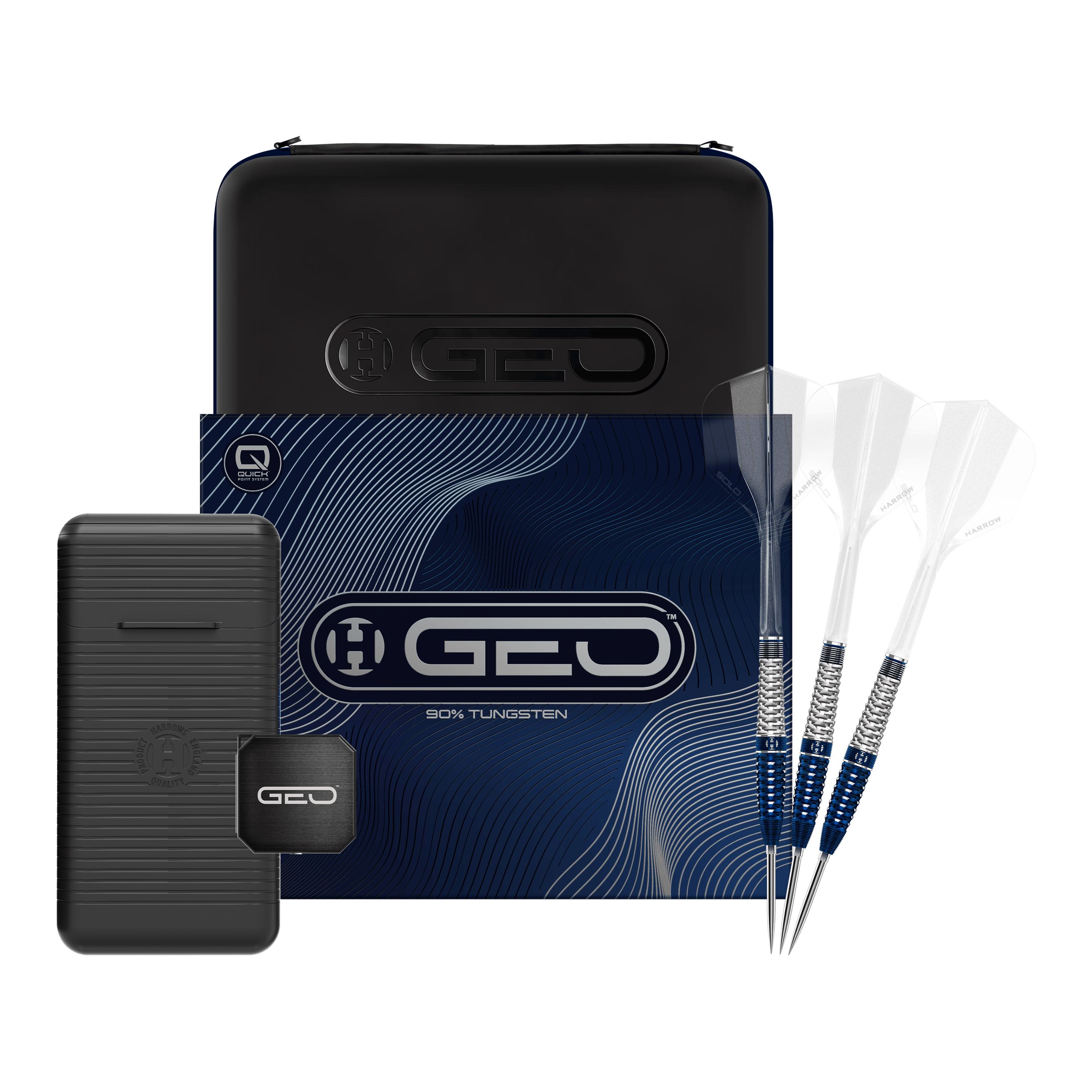Lotki stalowe Harrows GEO Torpedo Quick Point Hier sehen Sie die Harrows GEO Torpedo Quick Point Steeldarts. Das Produkt eignet sich ideal für Präzisionswürfe beim Dartspiel.