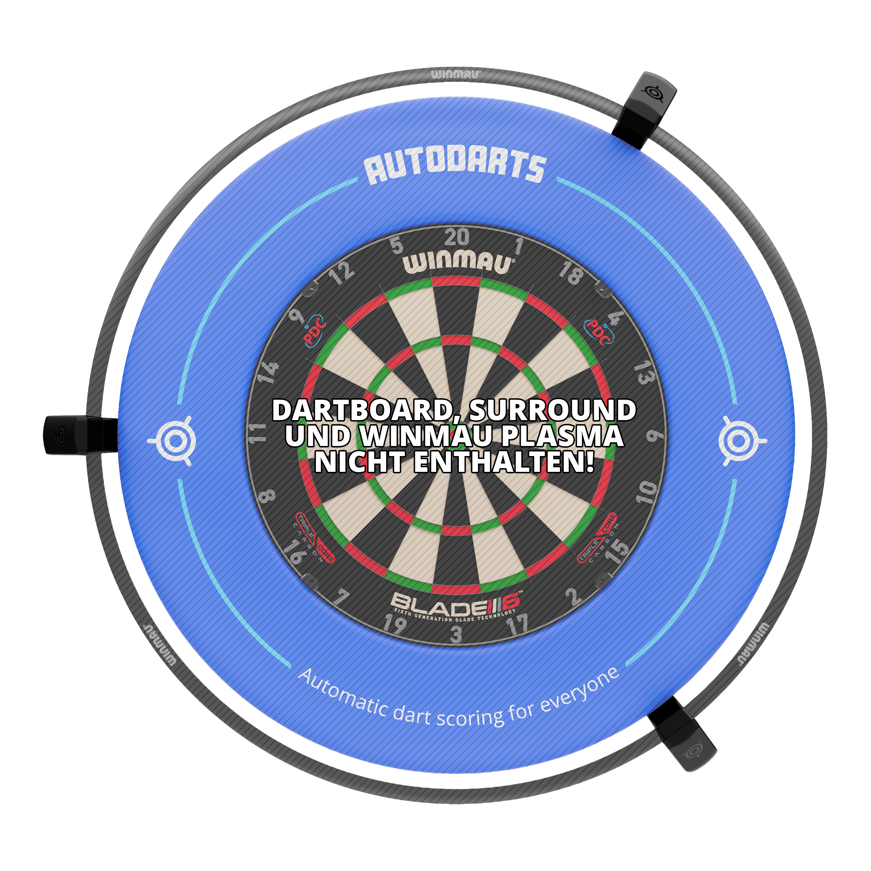 System automatycznego punktowania Autodarts Vantage Das Bild zeigt das Autodarts Vantage Auto-Scoring-System. Das Produkt ist nicht näher beschrieben.