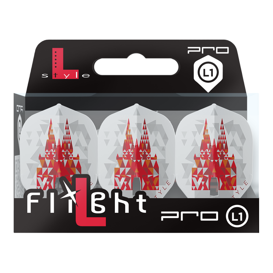 Loty w stylu L Florian Hempel Signature V2 L1PRO w kolorze białym Die L-Style Florian Hempel Signature V2 L1PRO White Flights sind weiße, hochwertige Dartflights. Sie sorgen für optimale Flugstabilität beim Dartspiel.