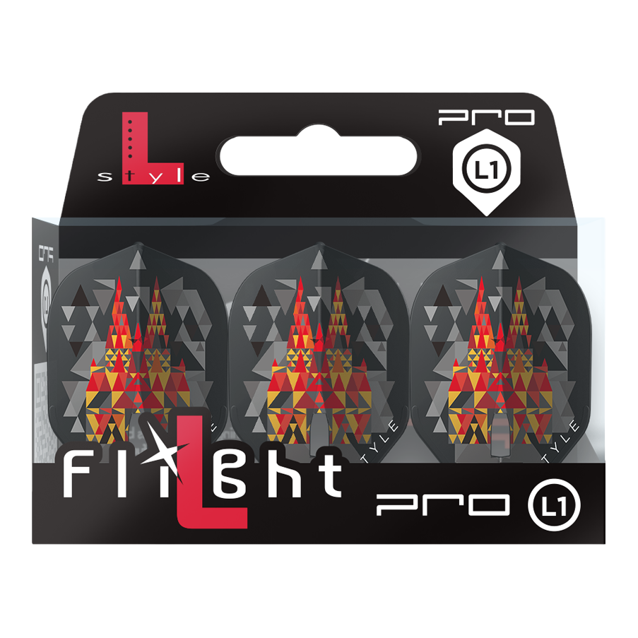 Die L-Style Florian Hempel Signature V2 L1PRO Black Flights sind schwarze Dartflights mit spezieller Signatur. Sie bieten Stabilität und Stil für Ihr Dartspiel.