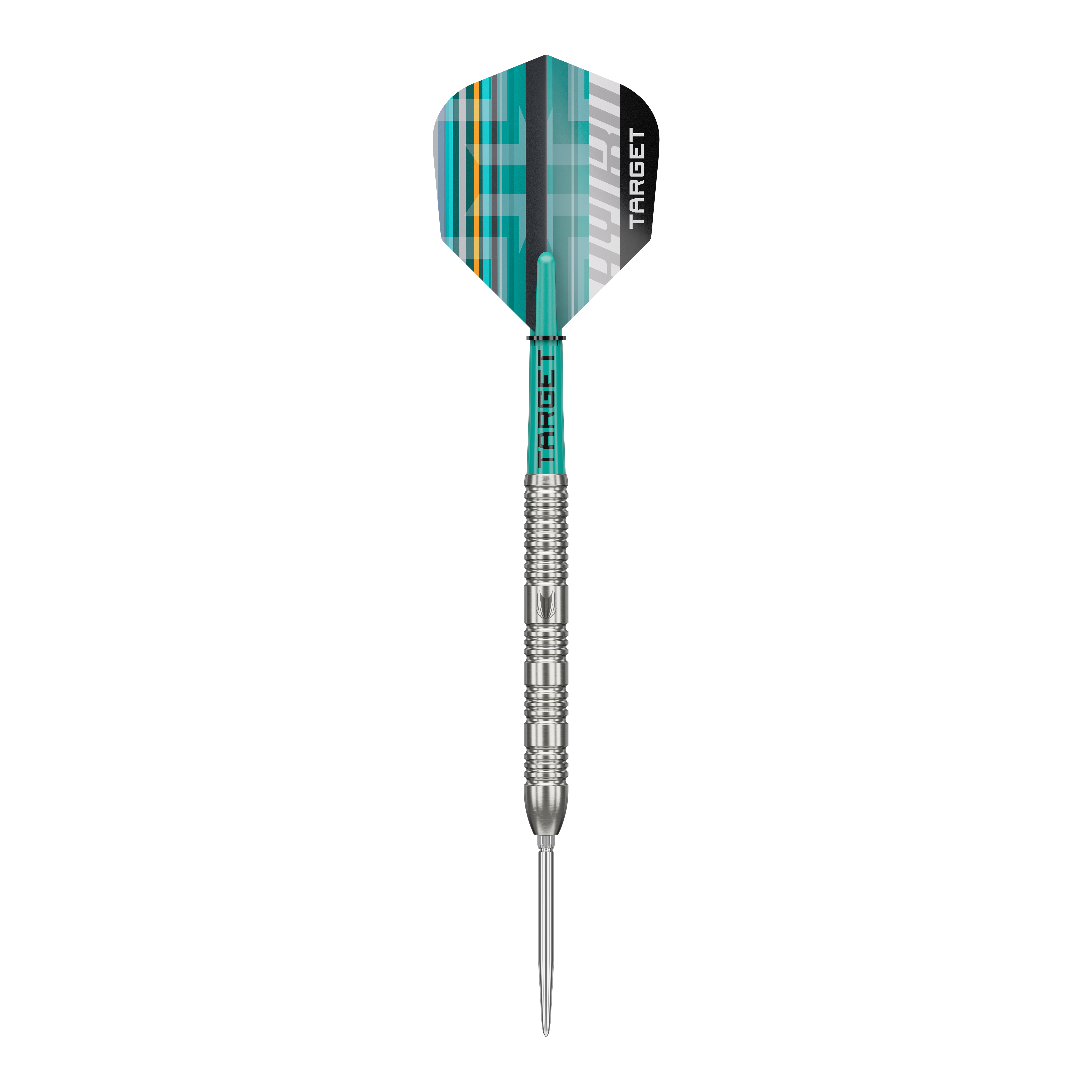 Target Hydro 02 Swiss Point Steeldarts Auf dem Foto sind Target Hydro 02 Swiss Point Steeldarts zu sehen. Die Darts liegen in einer typischen Anordnung bereit.