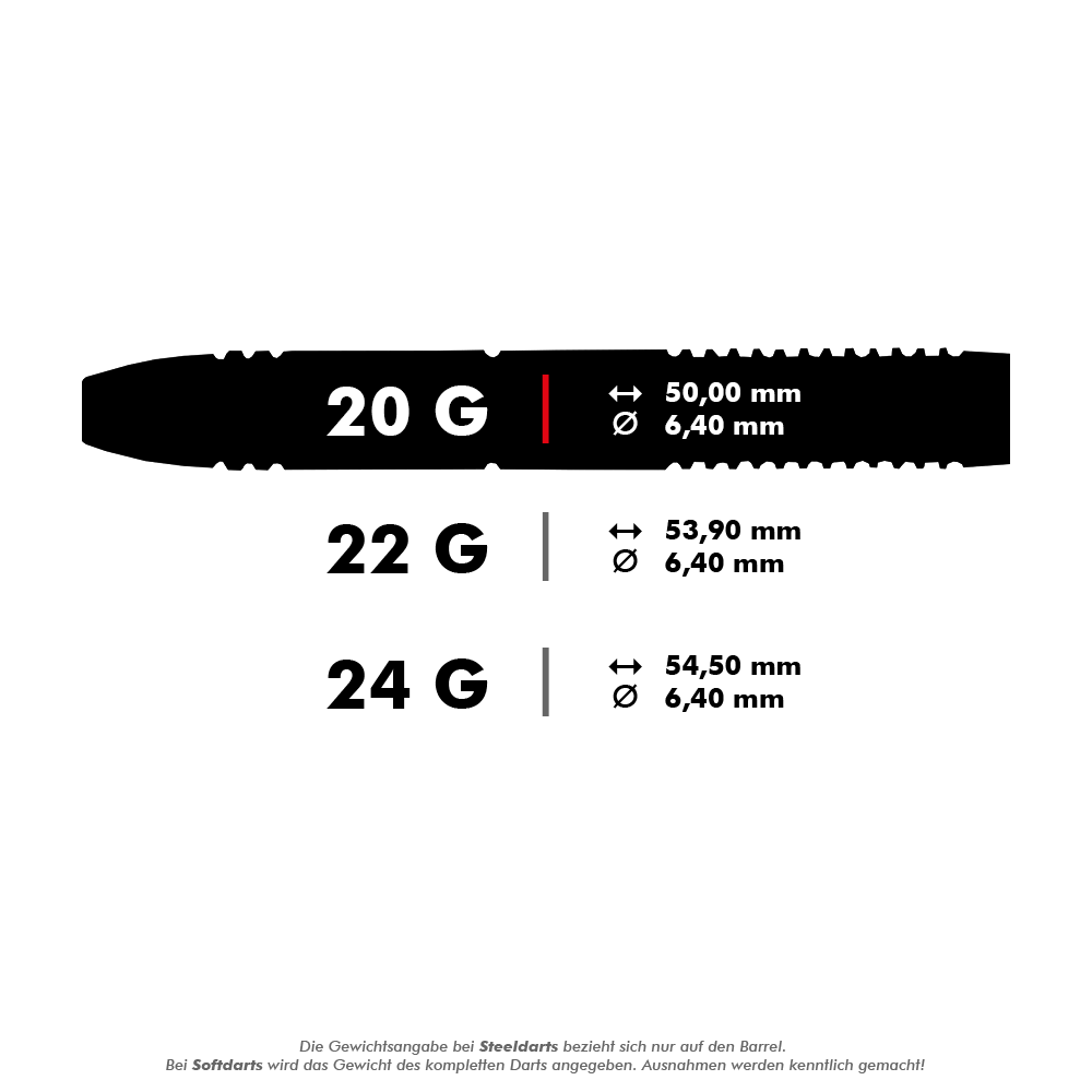 Stalowe rzutki Pentathlon TDP Style T4